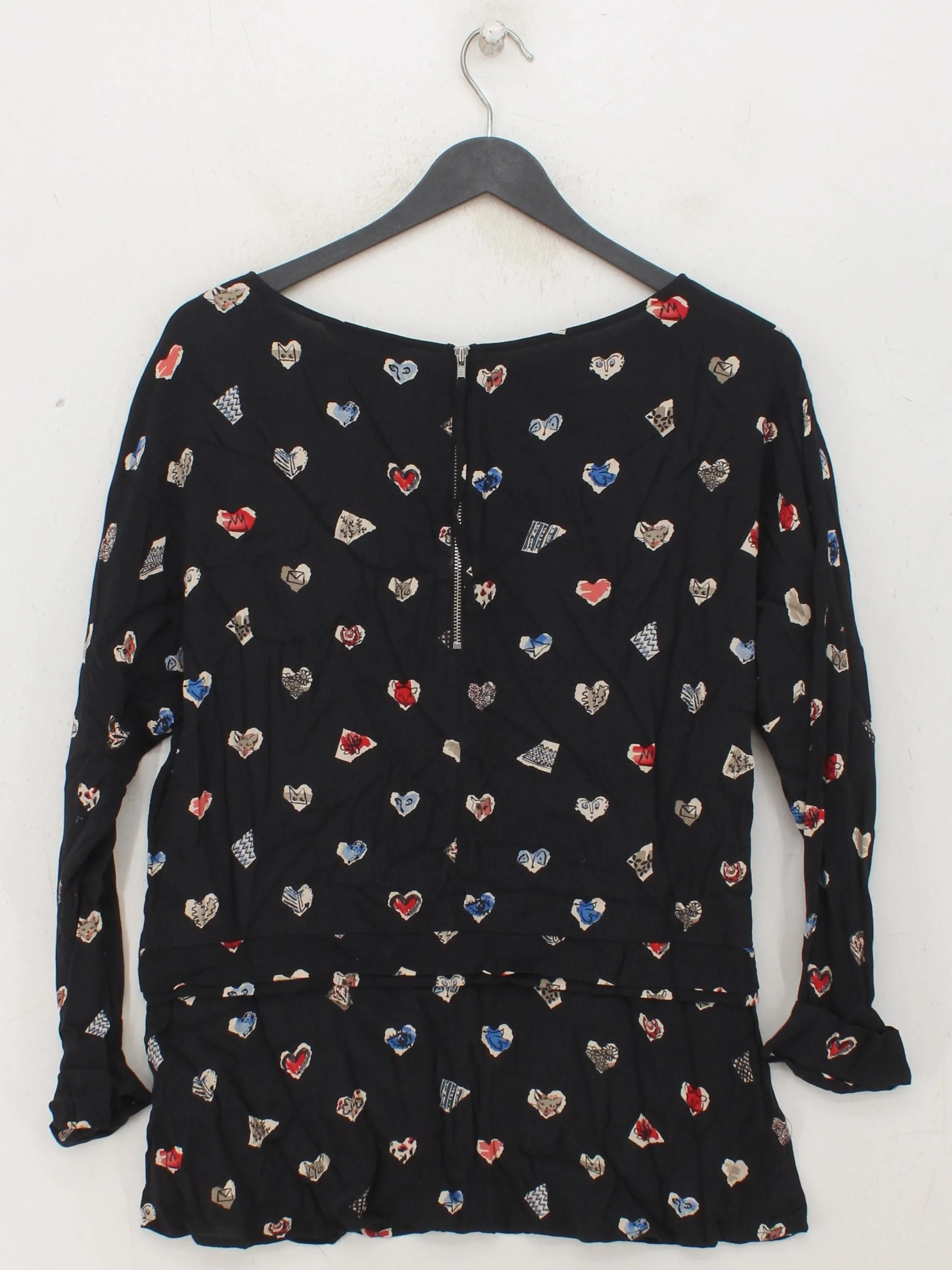& Other Stories Women's Top UK 12 Black 100% Viscose Basic - Image 2