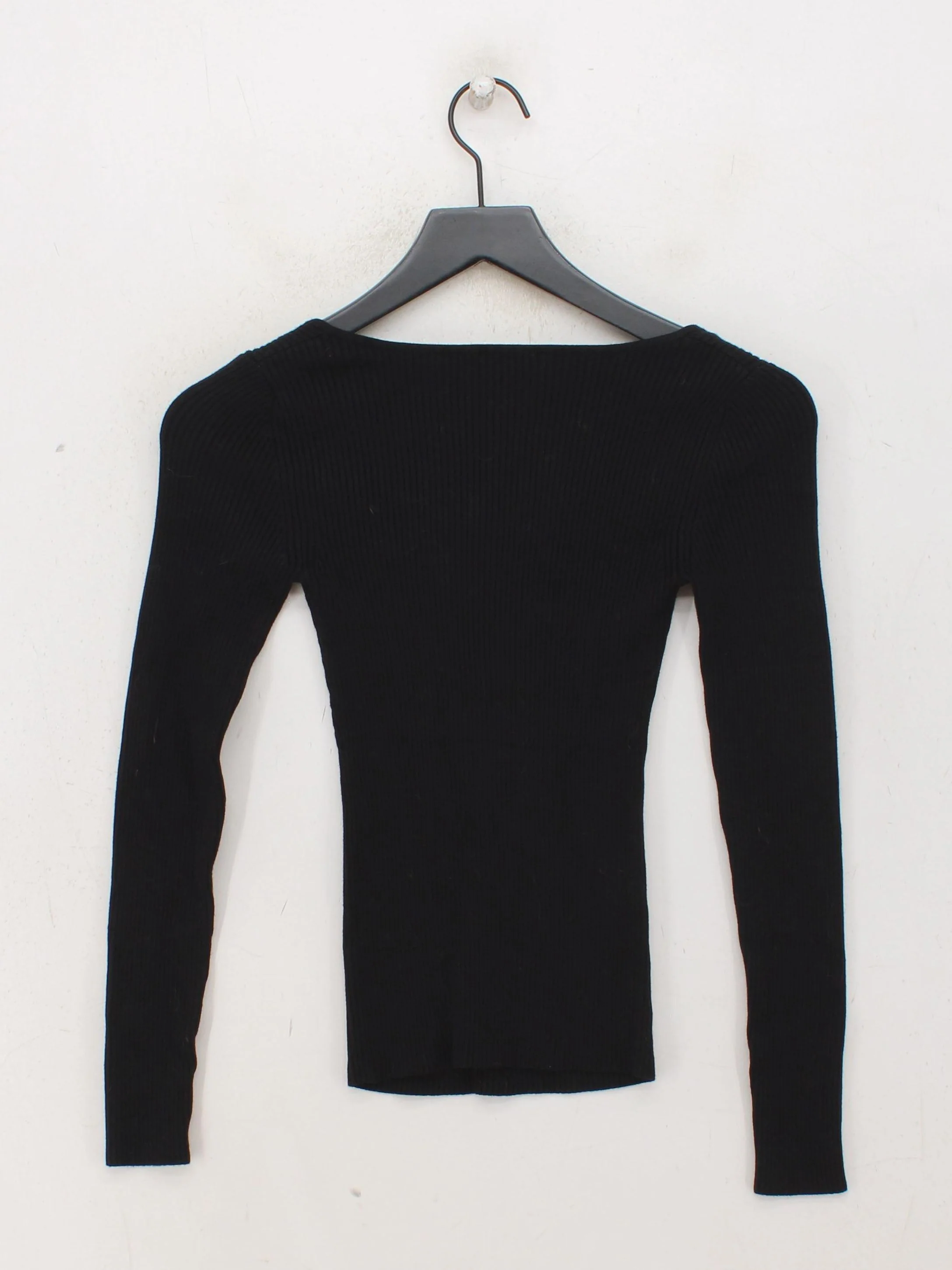 & Other Stories Women's Top XS Black Polyamide with Viscose Basic - Image 2