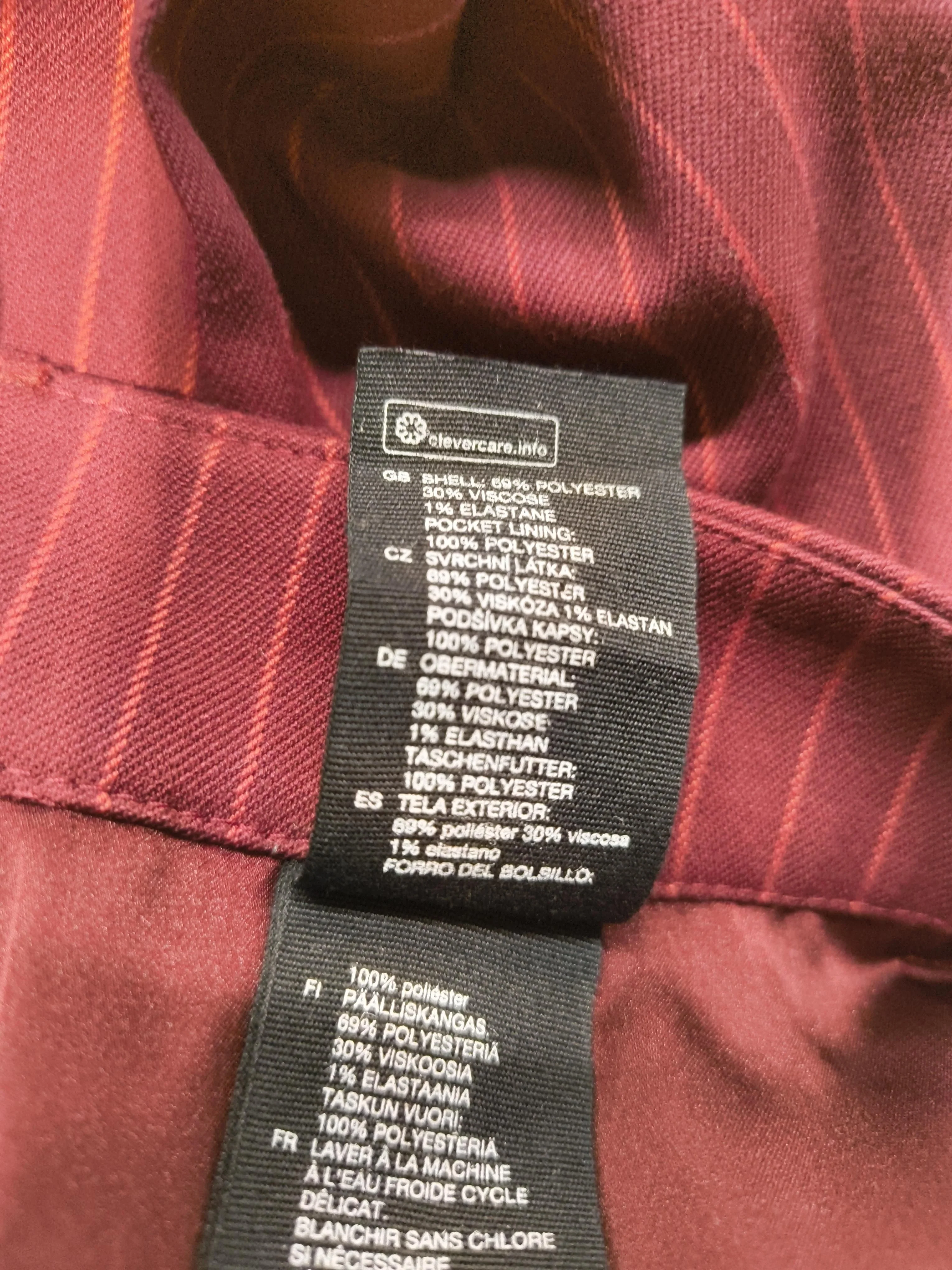 & Other Stories Women's Trousers UK 6 Red Polyester with Viscose, Elastane Chino - Image 6