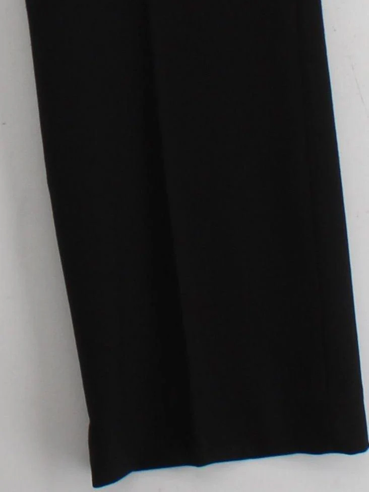 & Other Stories Women's Trousers UK 8 Black Polyester with Wool, Elastane Chino - Image 4