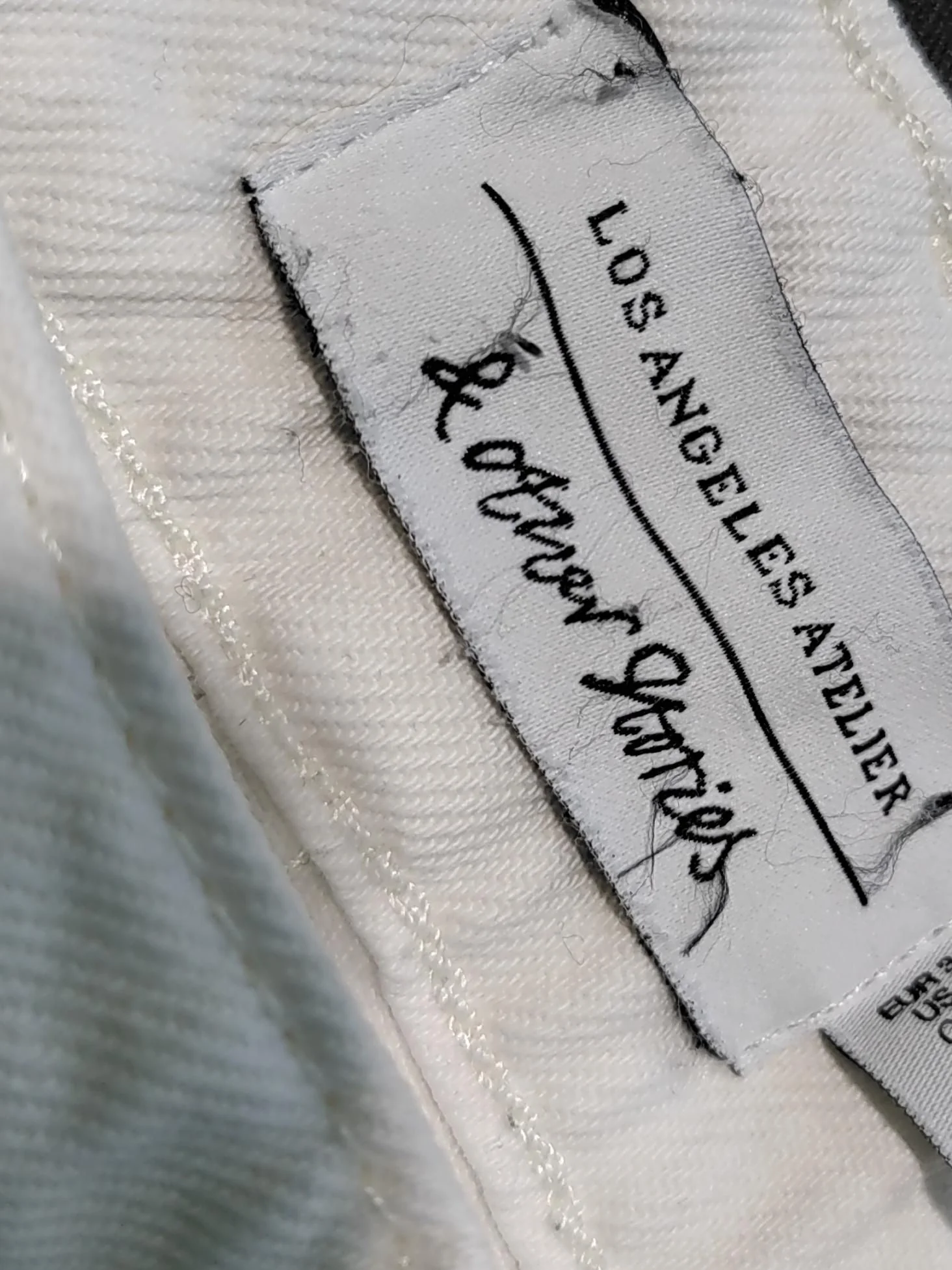 & Other Stories Women's Trousers UK 8 White 100% Cotton Straight Chino - Image 5
