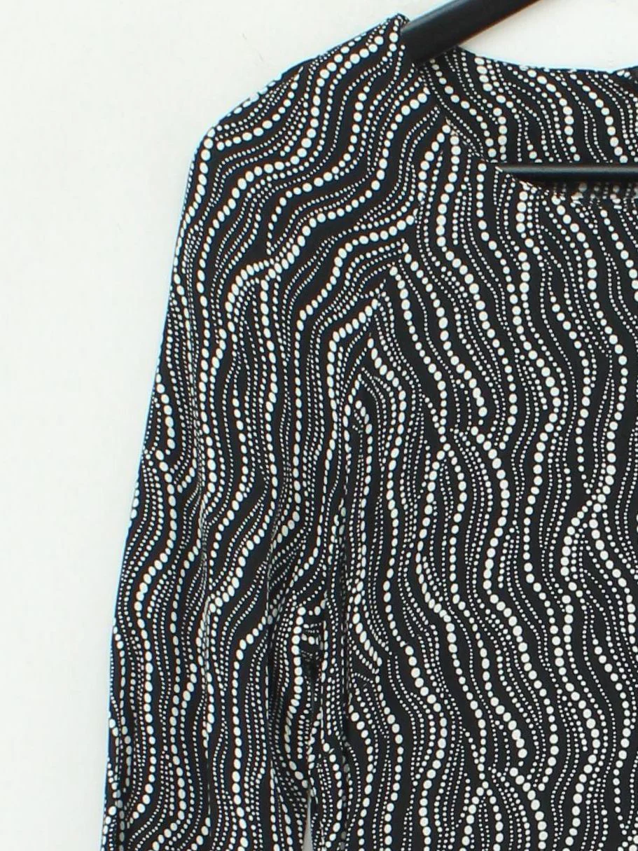 & Other Stories Wrap Mini Dress in Black - Image 4