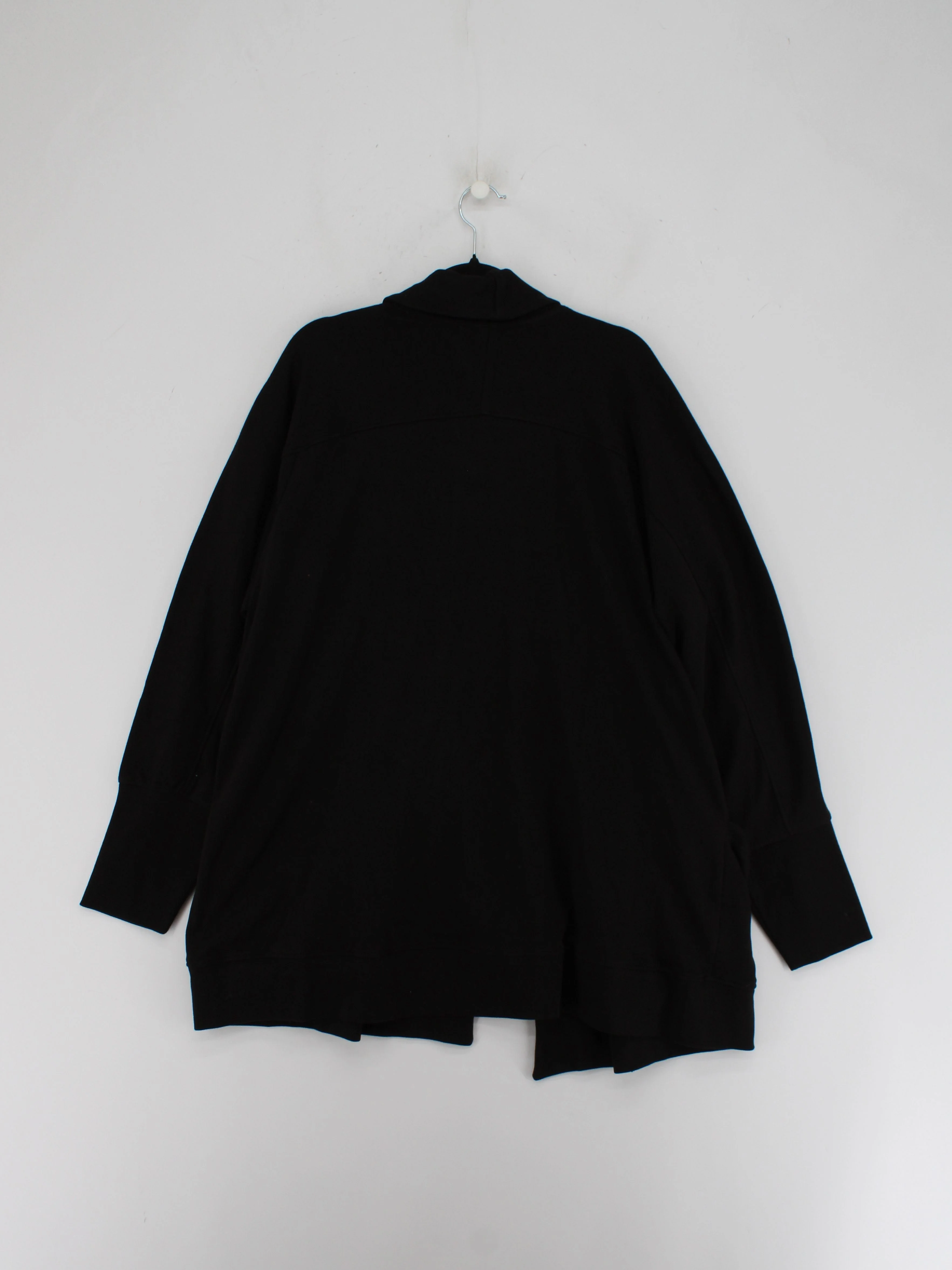 Pact Women's Cardigan XL Black 100% Cotton Collared Cardigan - Image 2