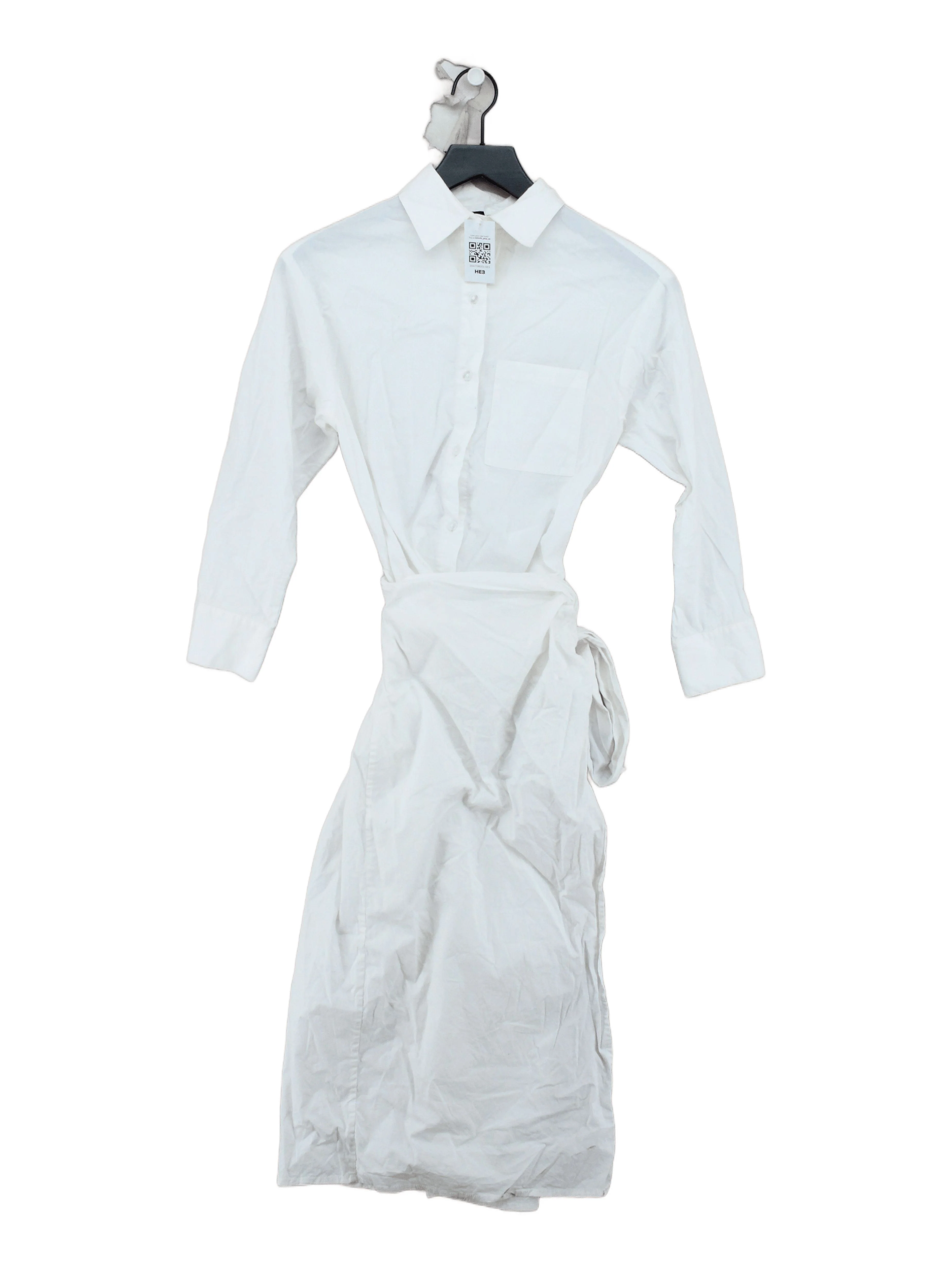 padova Shirt Midi Dress in White