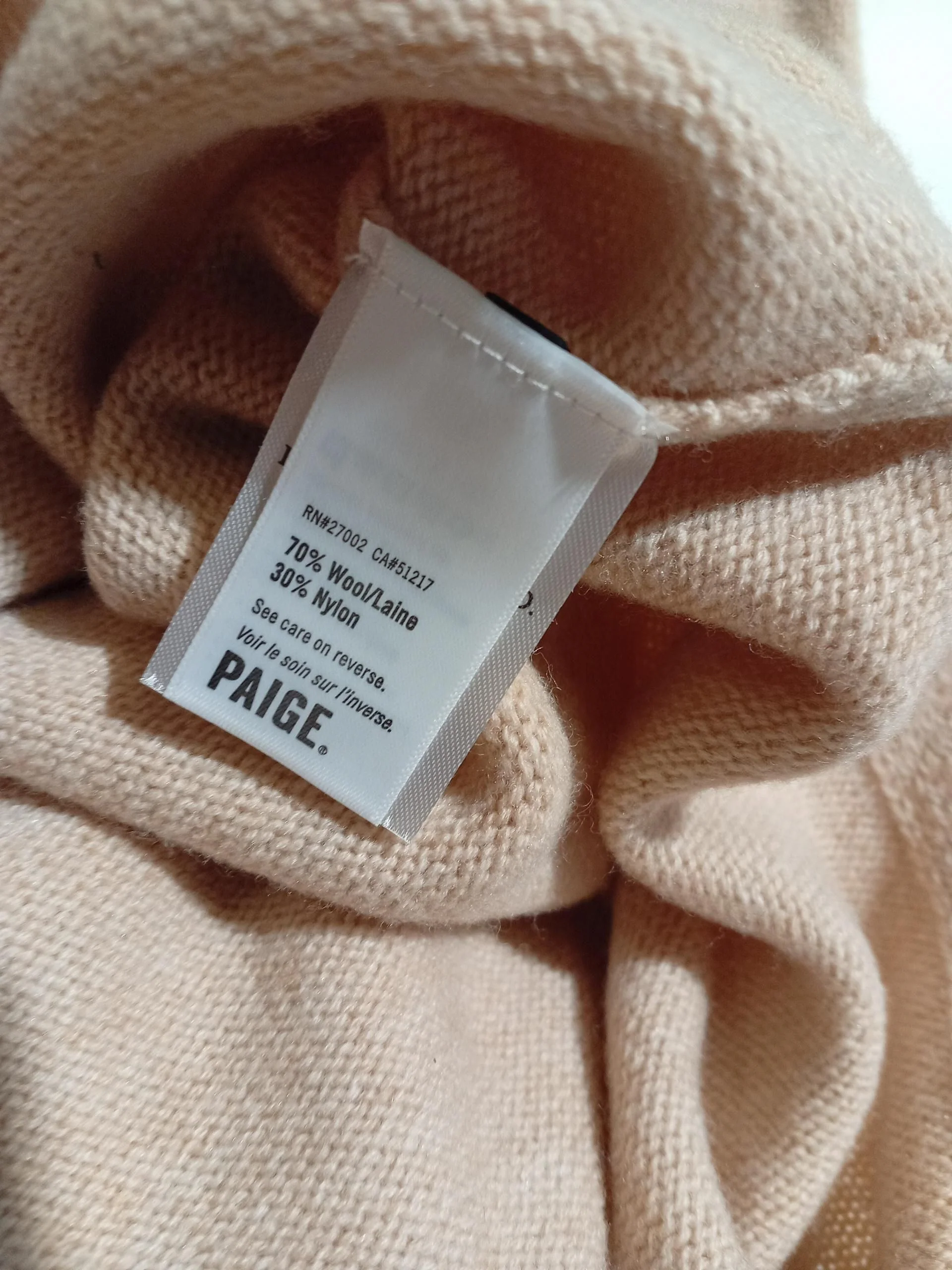 Paige Jumper Midi Dress M in Tan - Image 6