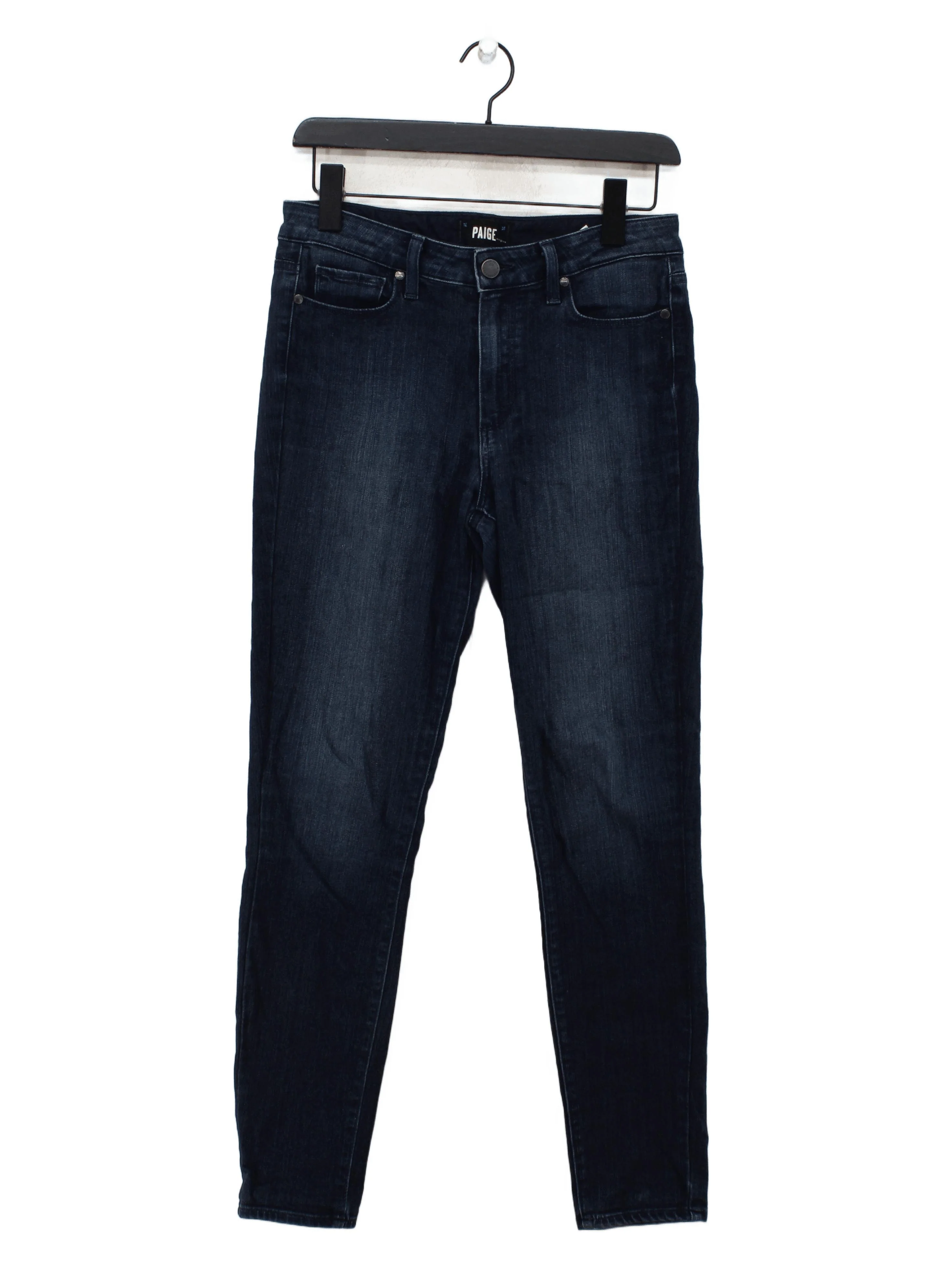 Paige Women's Jeans W 27 in Blue Rayon with Cotton, Polyester, Spandex Skinny