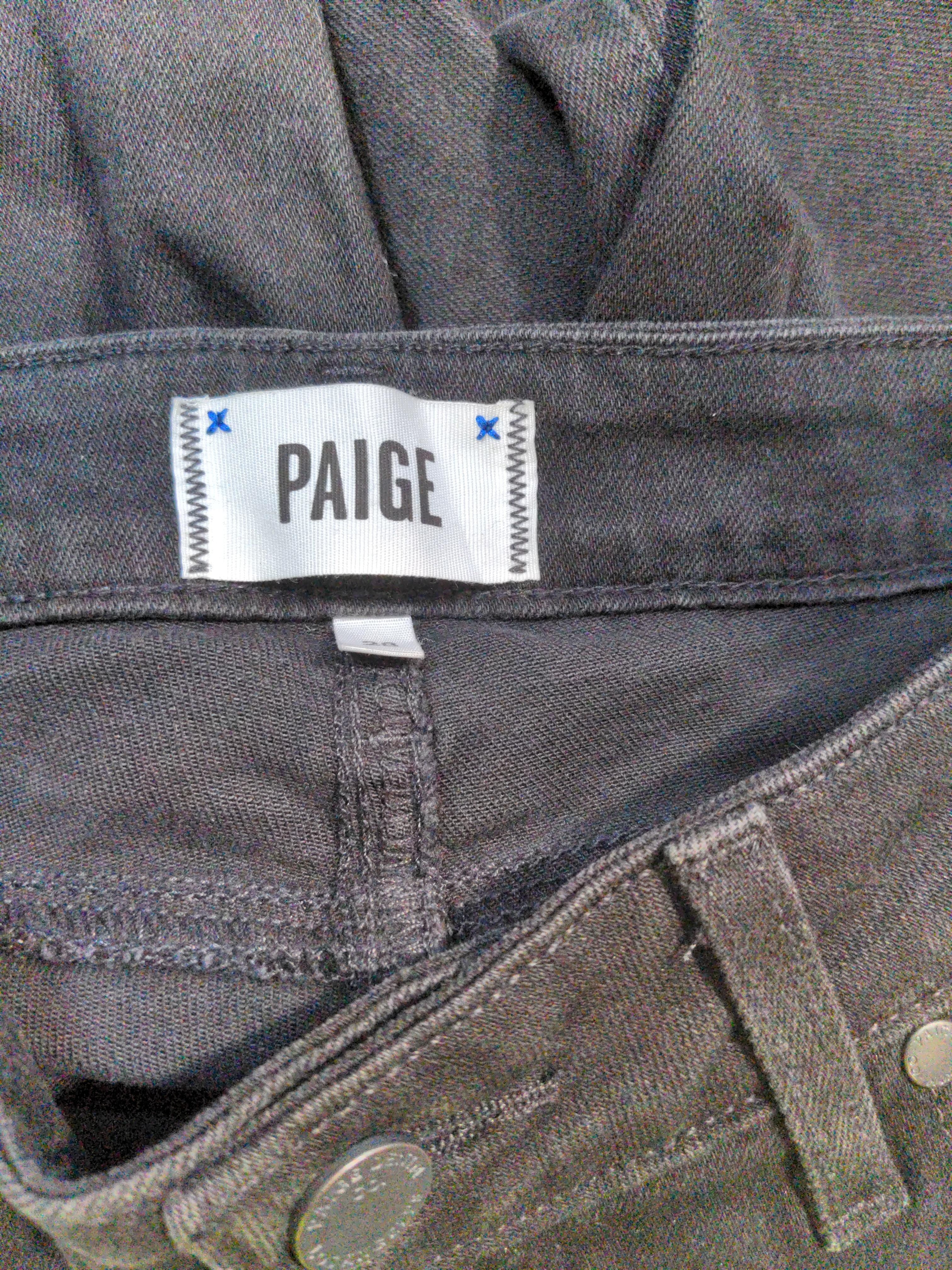 Paige Women's Jeans W 28 in Black Cotton with Elastane Skinny - Image 6