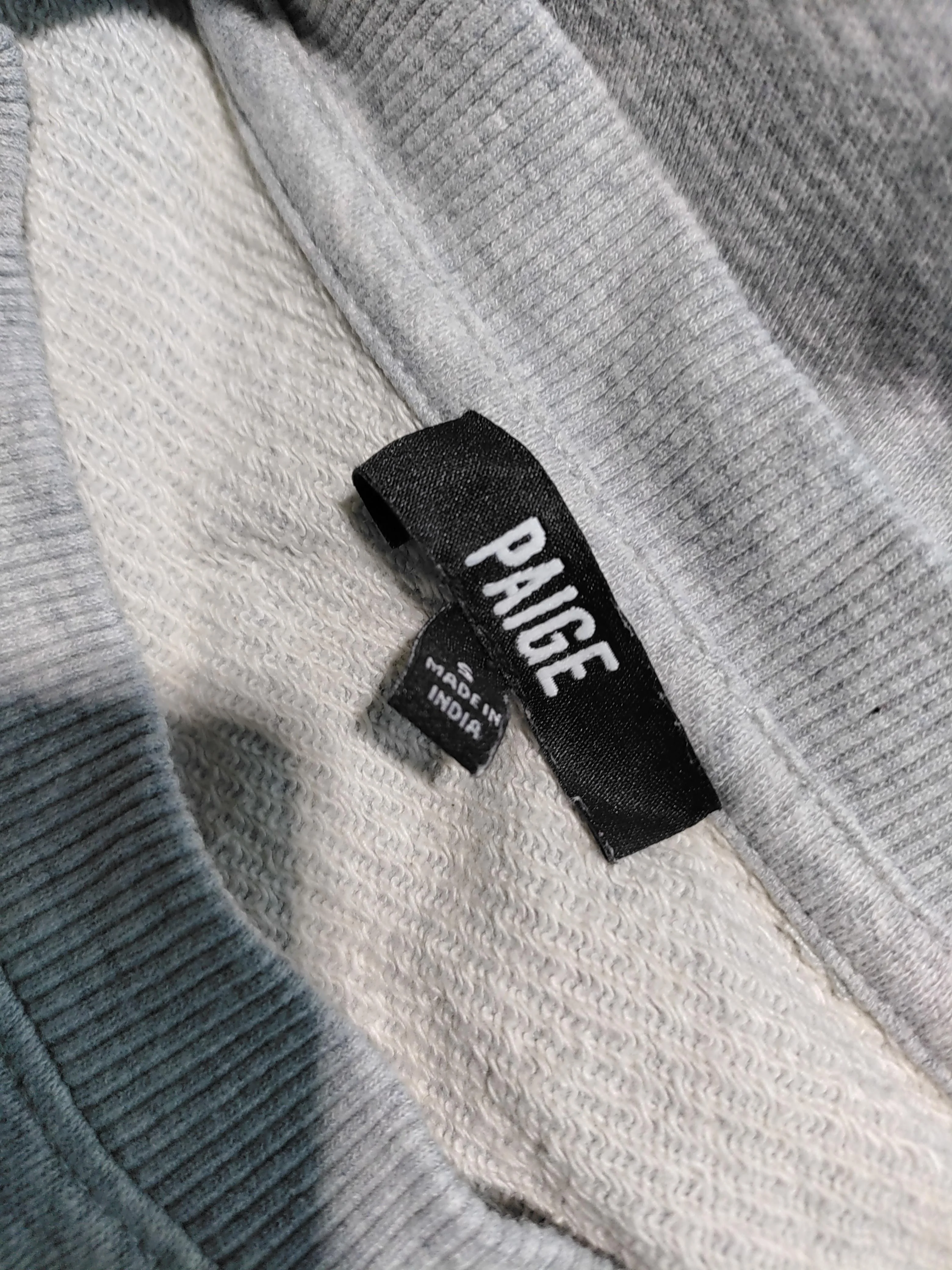 Paige Women's Jumper S Grey Cotton with Spandex Crew Neck Pullover - Image 5