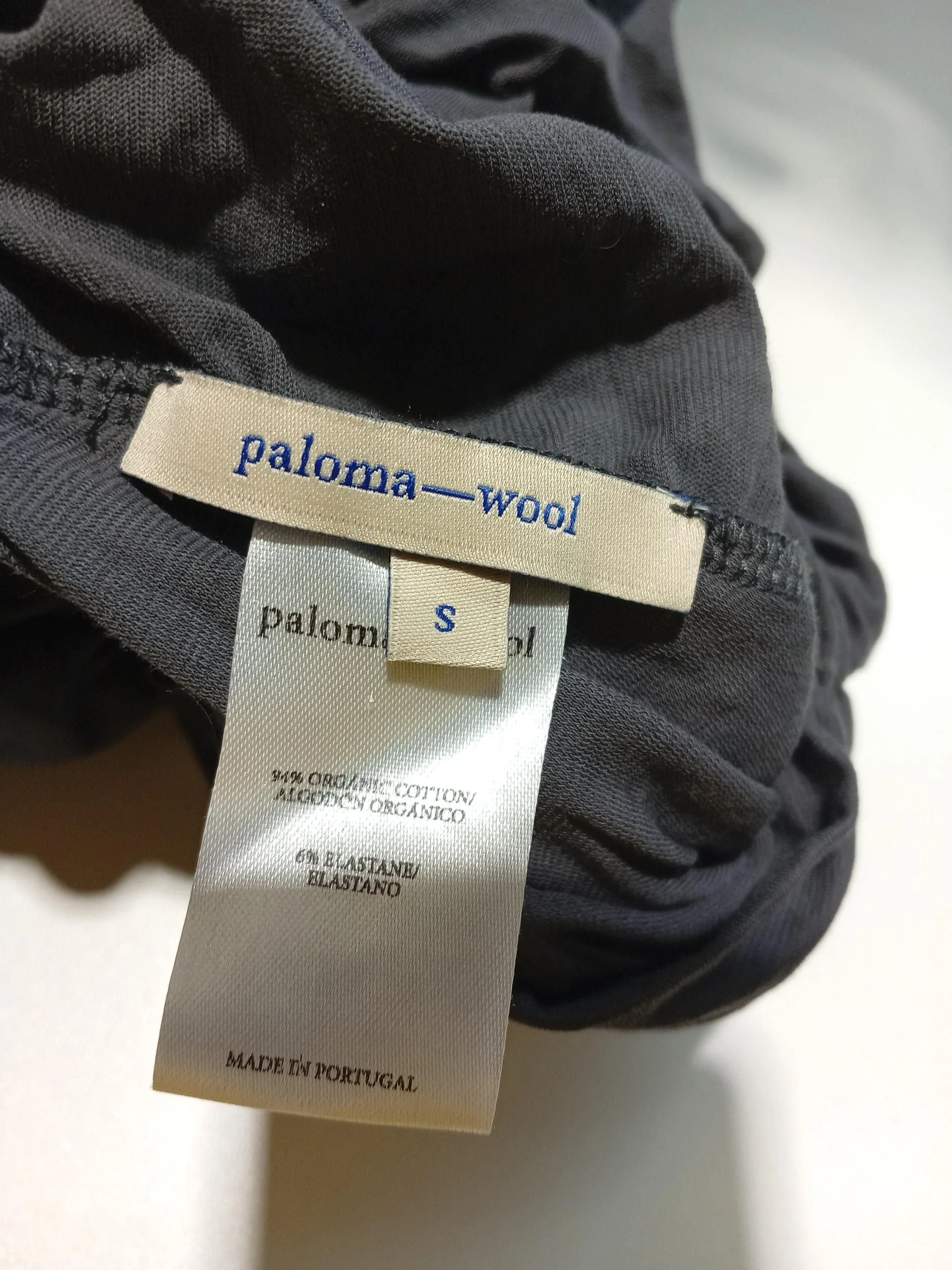 Paloma Wool Women's Top S Grey Cotton with Elastane Basic - Image 5