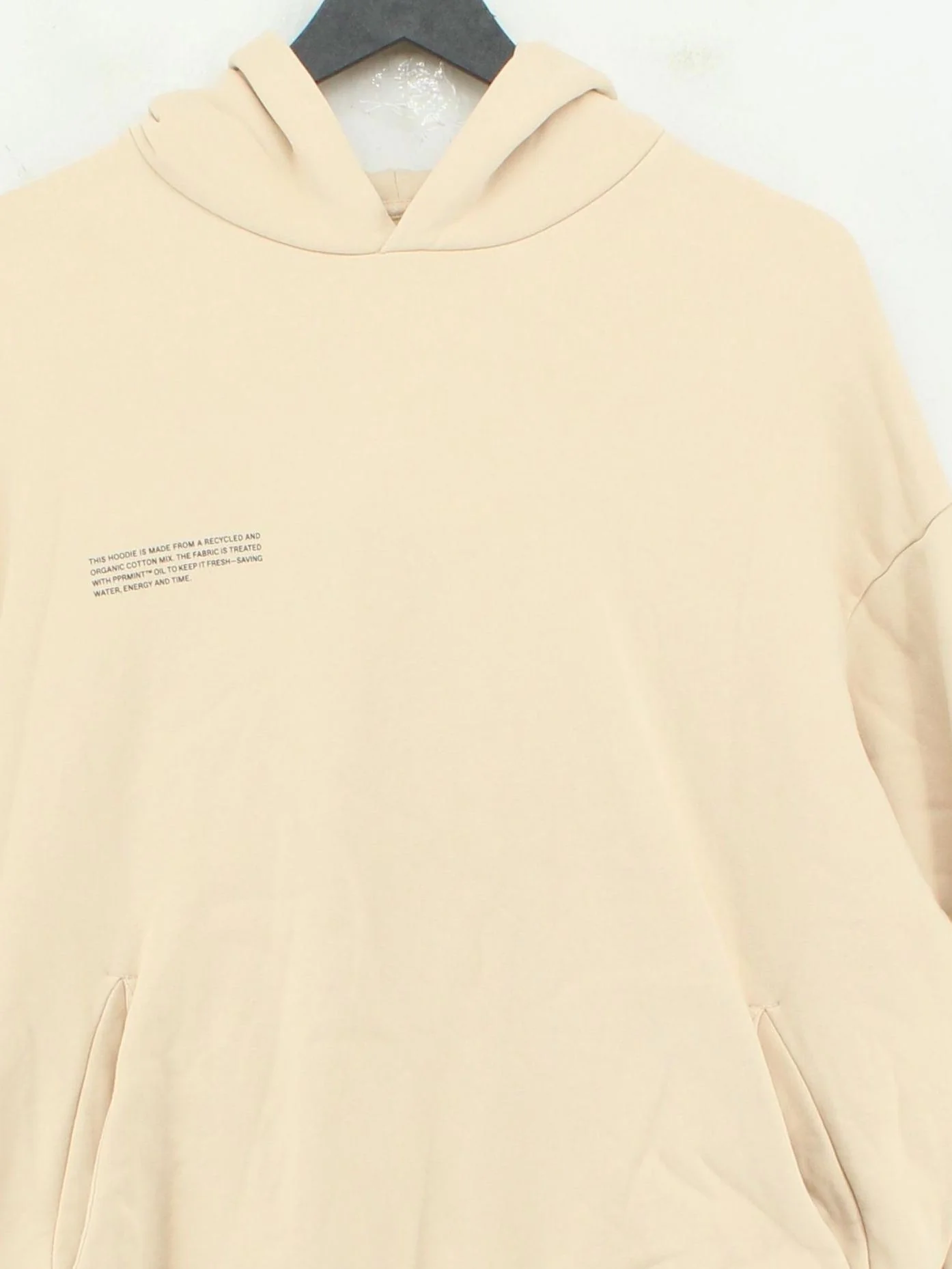 Pangaia Men's Hoodie XS Cream 100% Cotton Pullover - Image 3