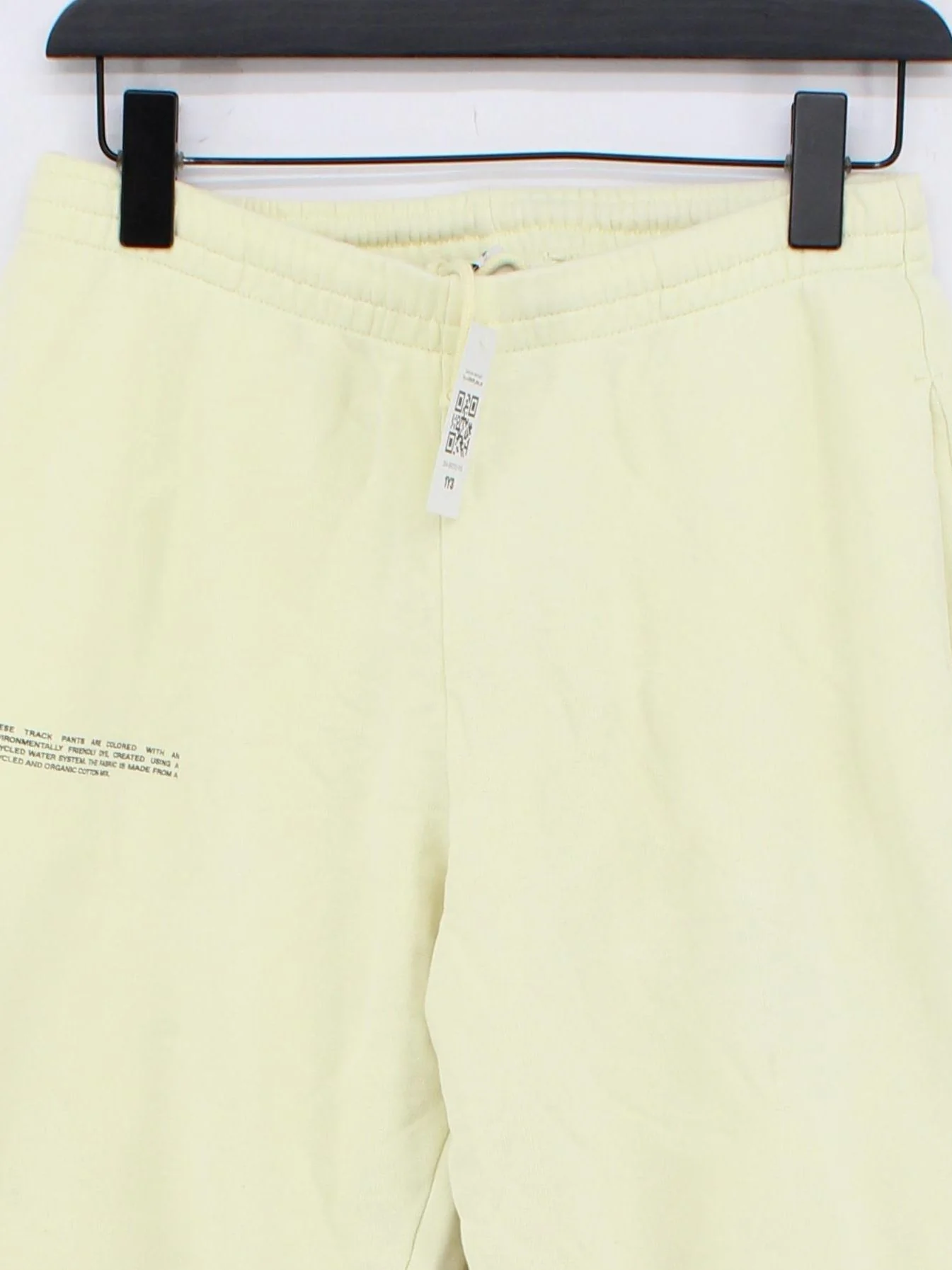 Pangaia Women's Sports Bottoms S Cream 100% Cotton Tapered Sweatpants - Image 3