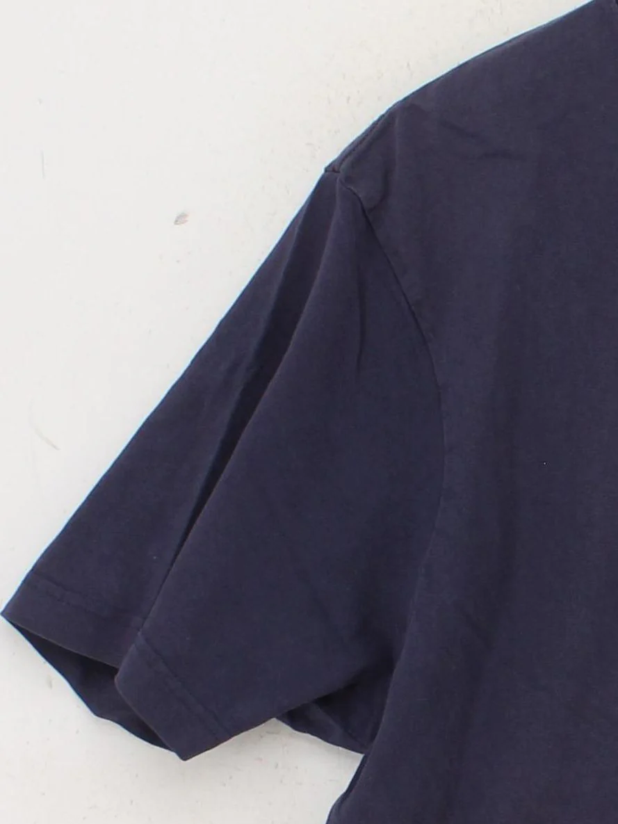 Parlez Men's T-Shirt L Blue Graphic 100% Cotton Basic - Image 4