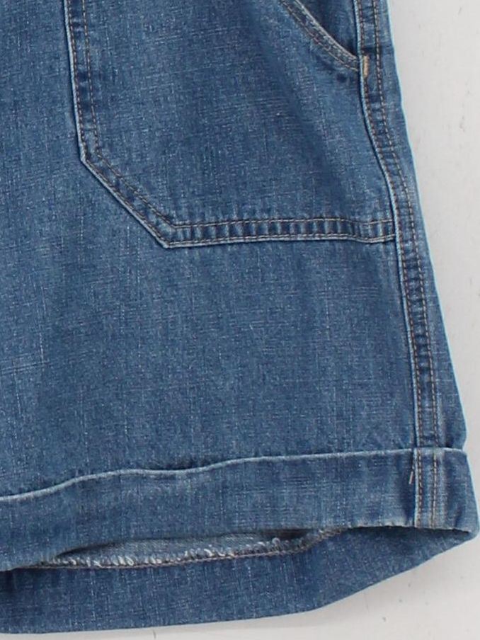 Passenger Women's Shorts XL Blue Cotton with Cotton Mom - Image 4