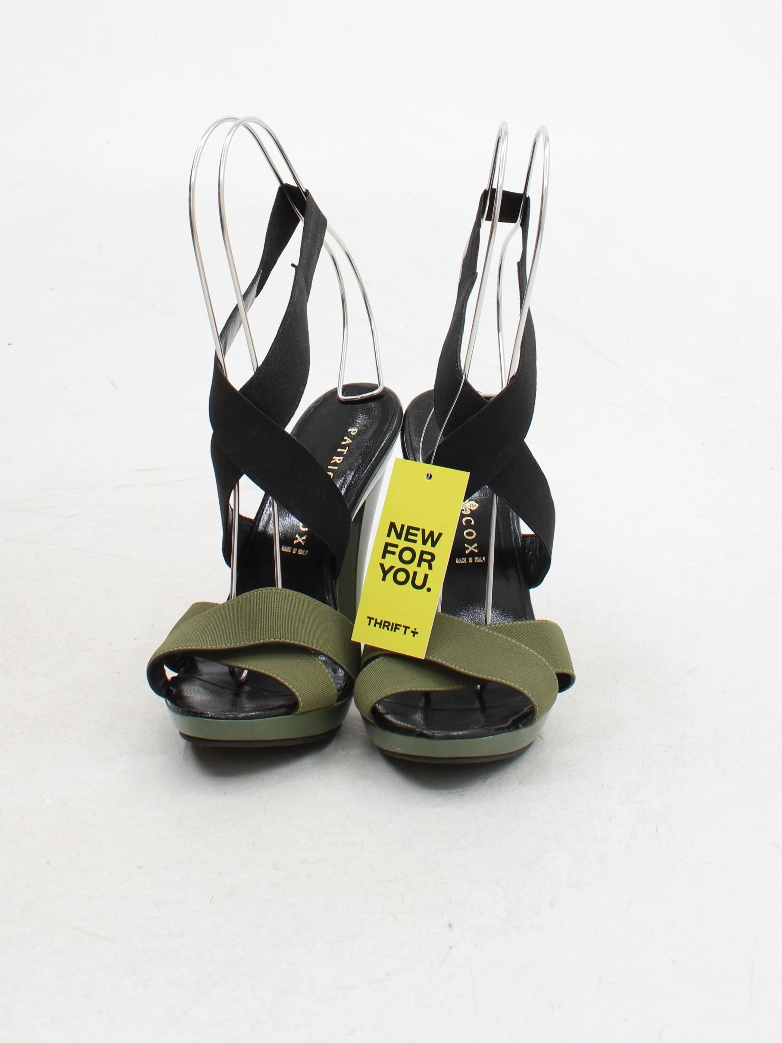 Patrick Cox Women's Sandals UK 3 Green 100% Leather Strappy - Image 2