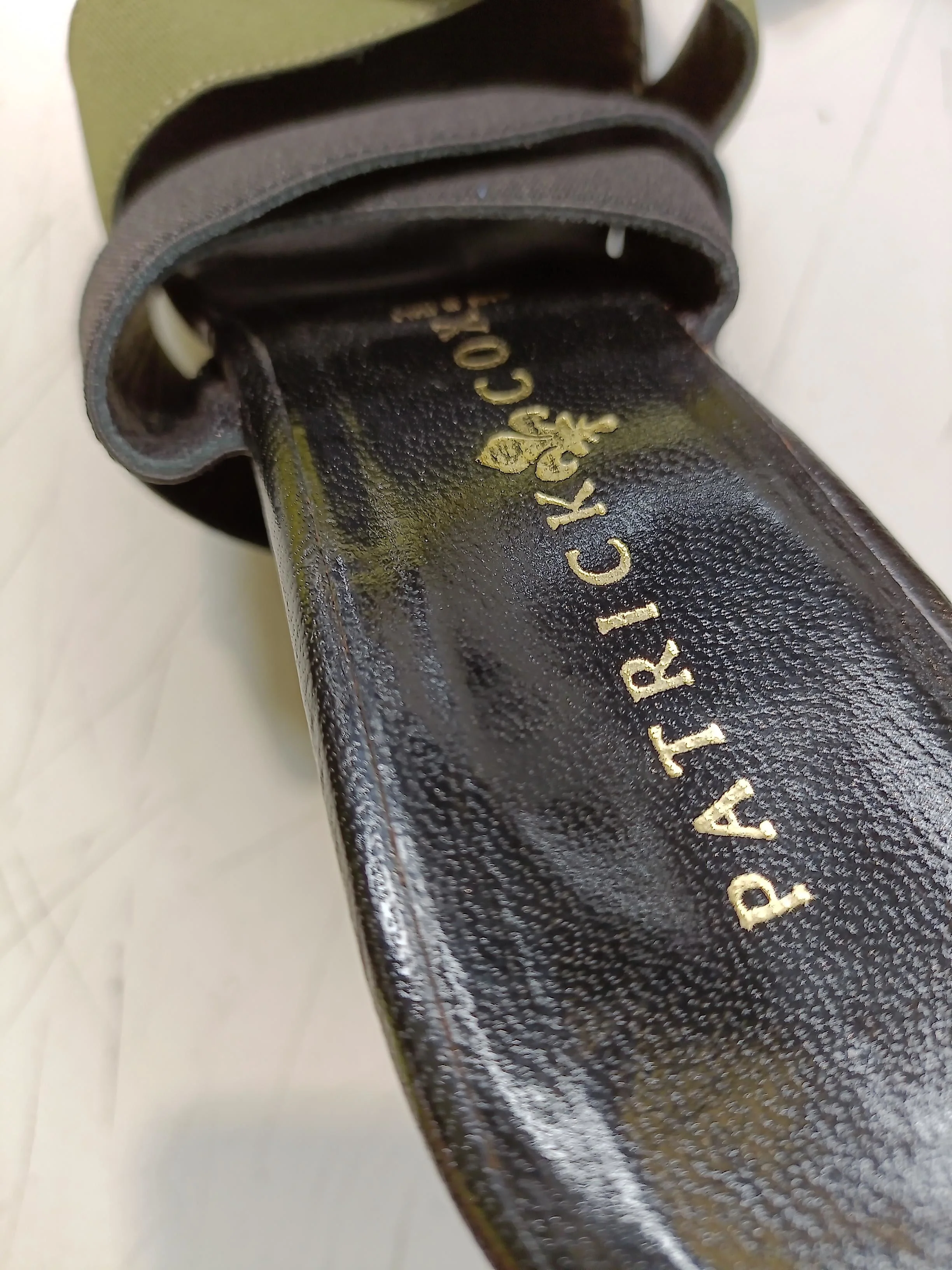 Patrick Cox Women's Sandals UK 3 Green 100% Leather Strappy - Image 9