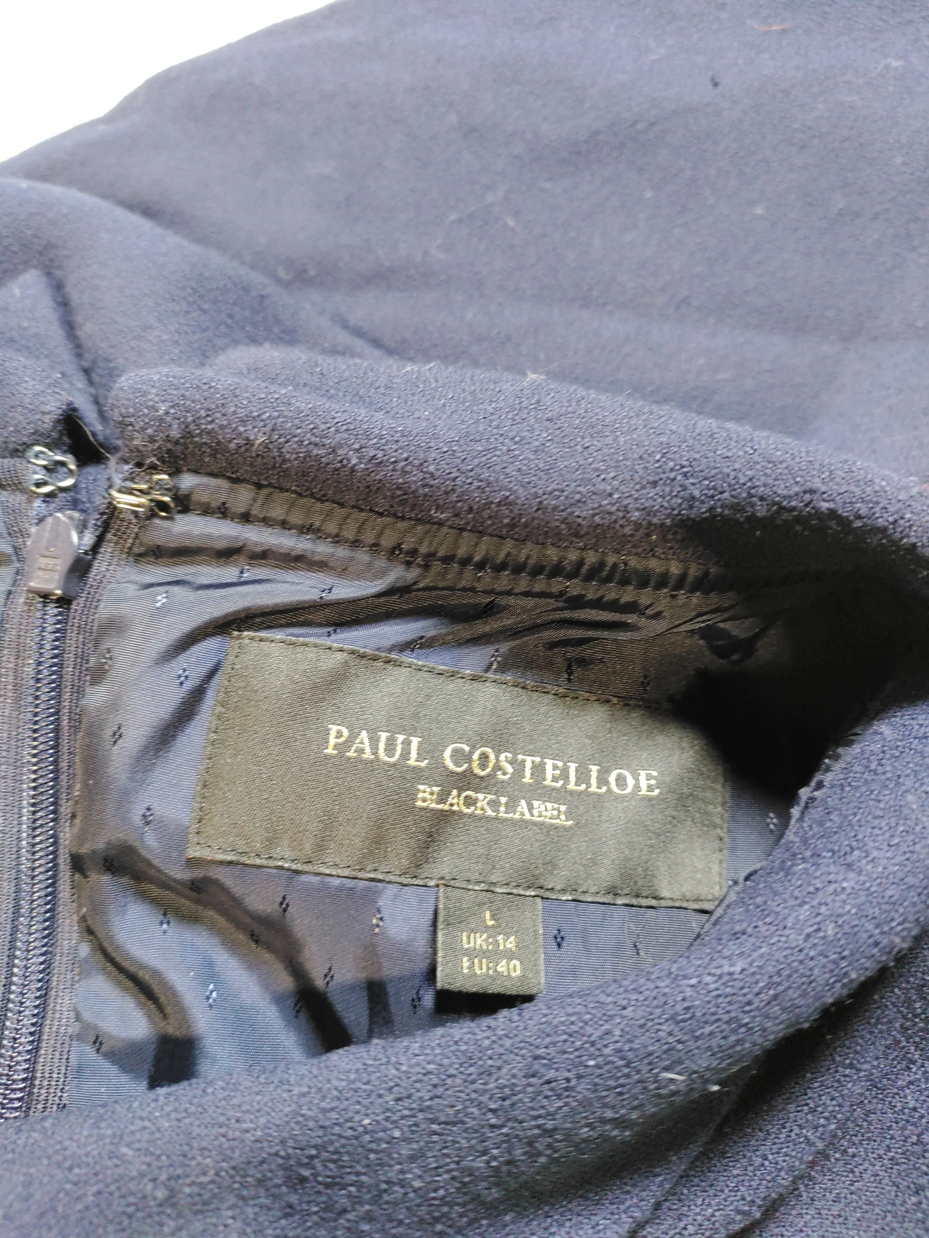 Paul Costelloe Bodycon Mini Dress UK14 in Blue - Image 5