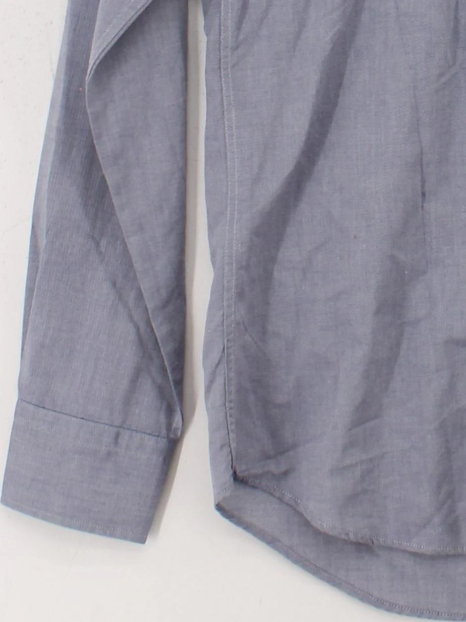 Paul & Shark Men's Shirt M Blue 100% Cotton Basic - Image 4