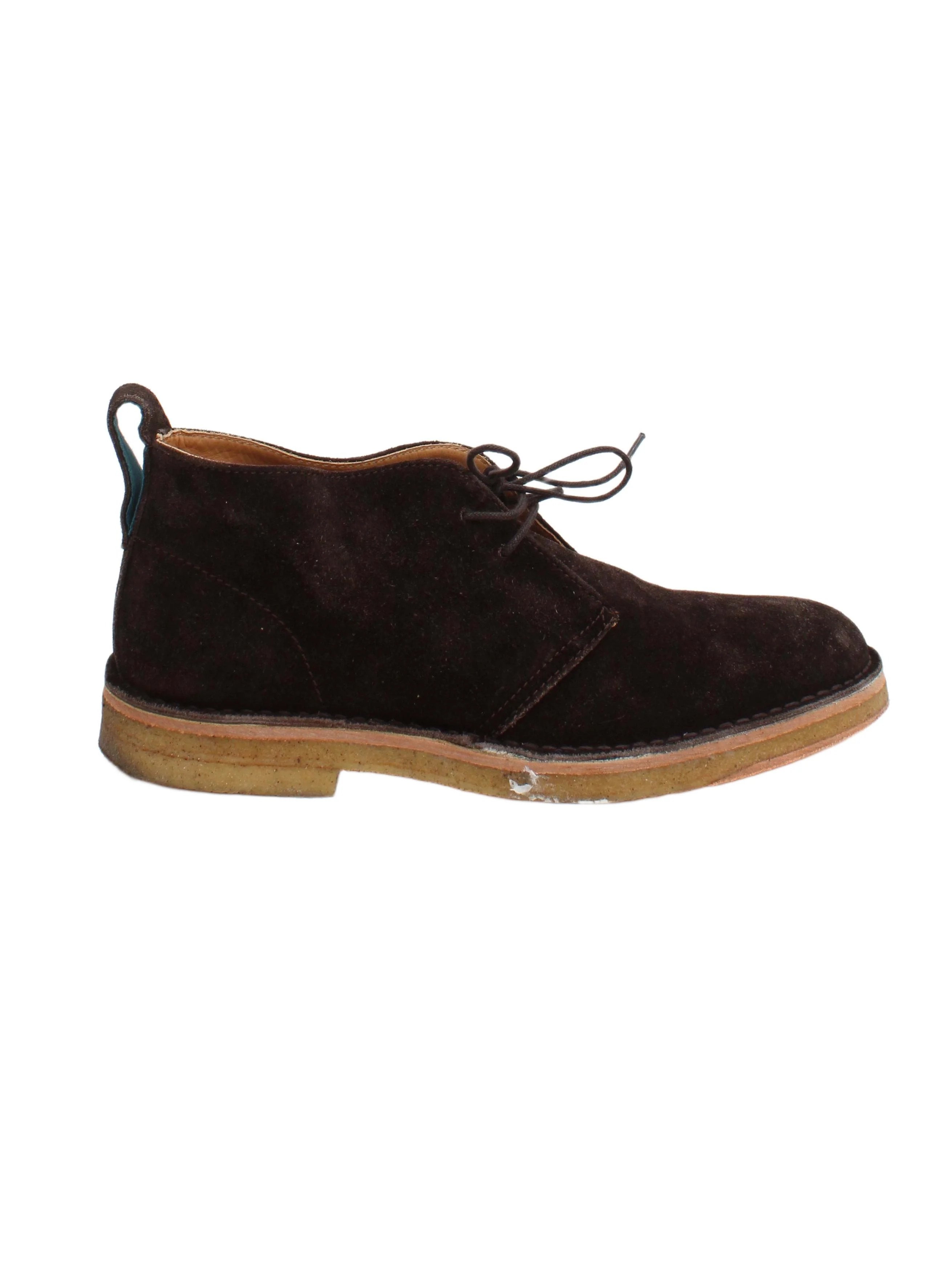 Paul Smith Men's Boots UK 9 Brown 100% Suede Desert