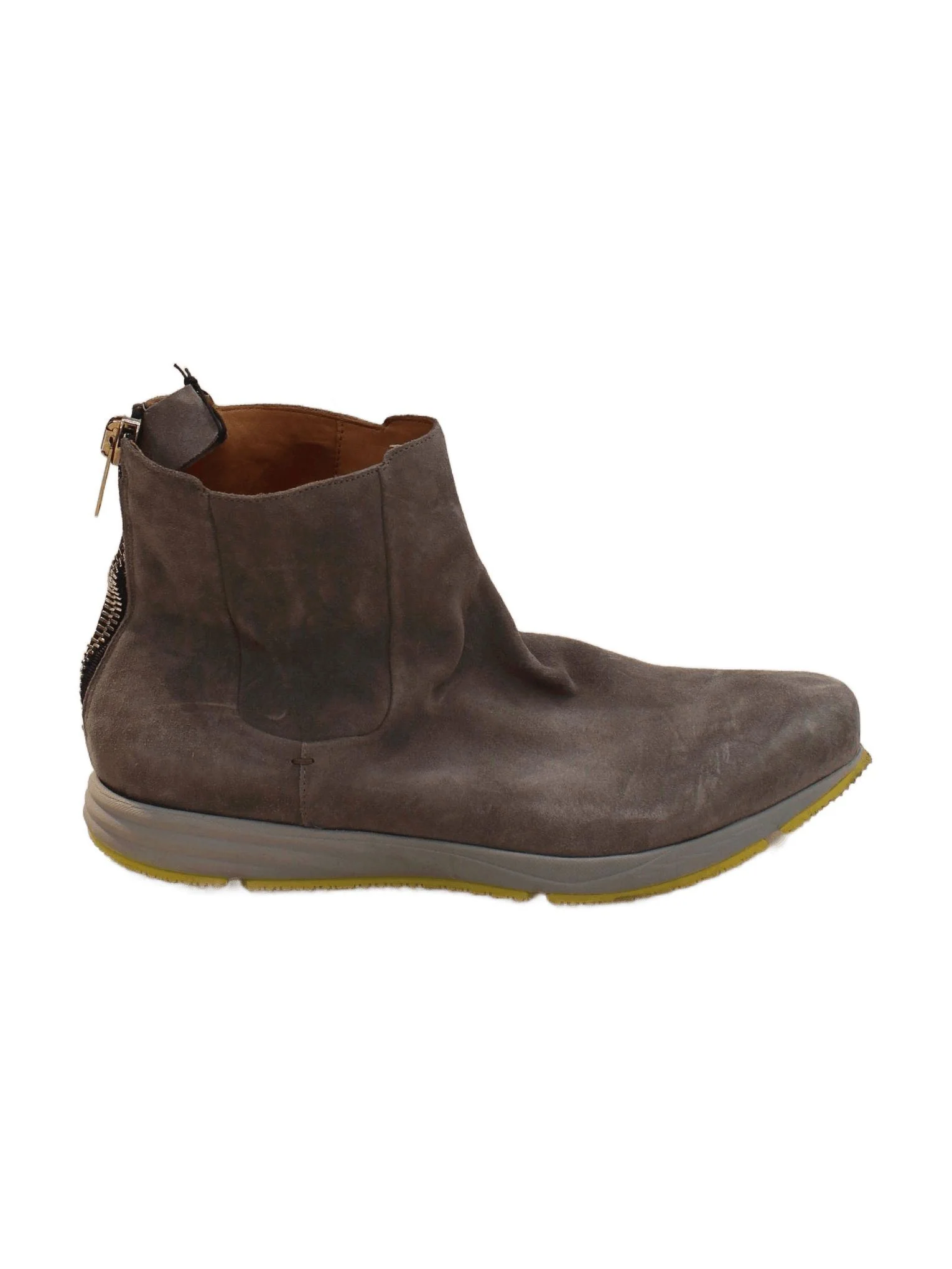 Paul Smith Men's Boots UK 9 Grey 100% Suede Chelsea