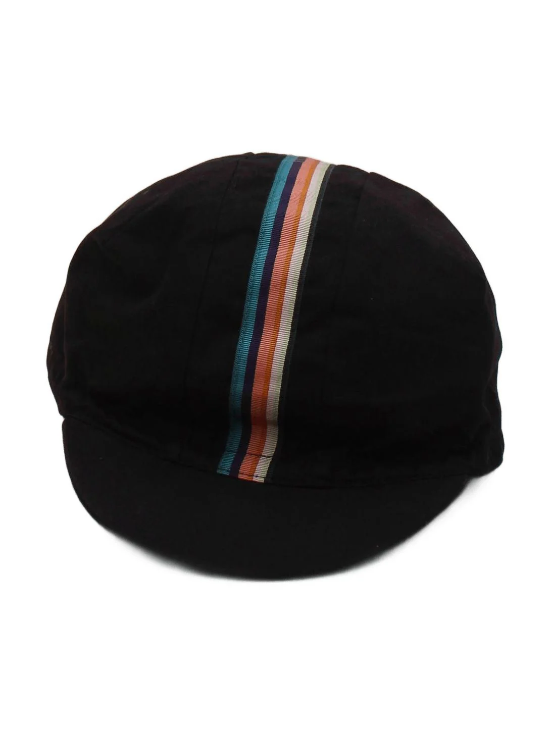 Paul Smith Men's Hat Black Striped 100% Cotton Beanie New with tags