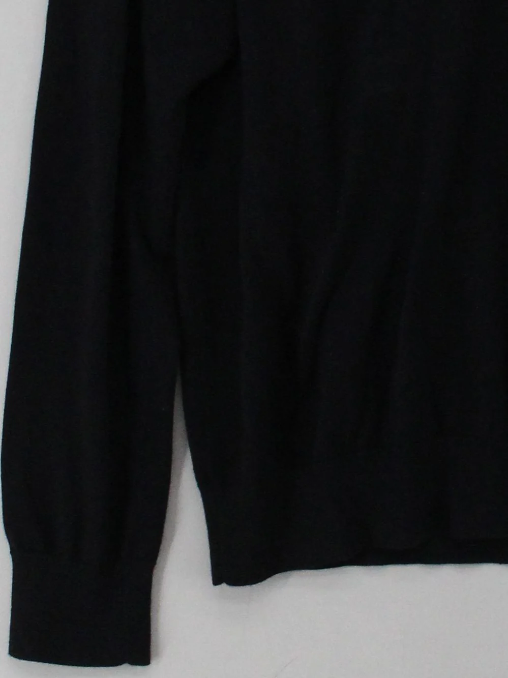Paul Smith Men's Jumper M Black 100% Cotton Mock Neck Pullover - Image 4