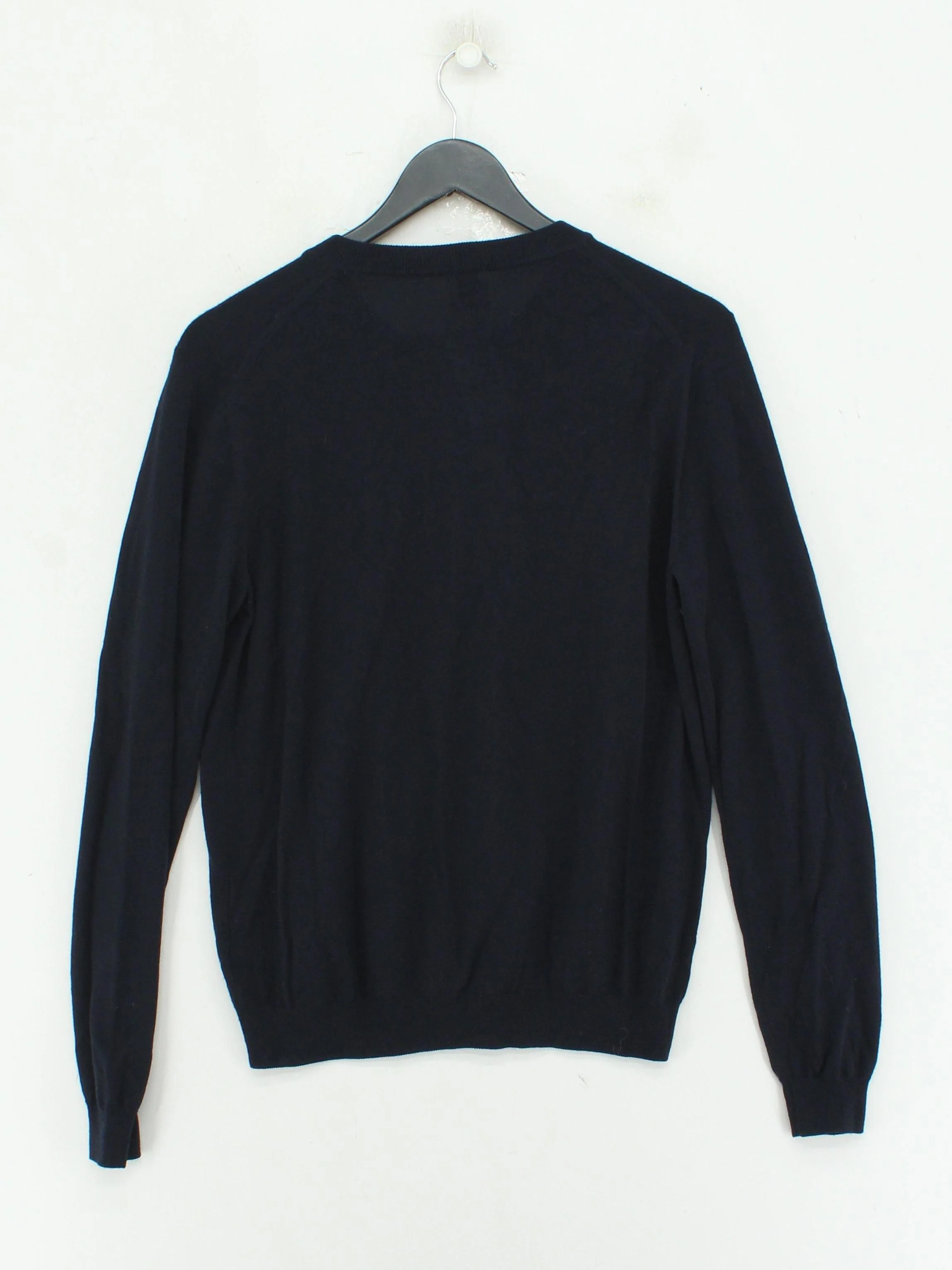 Paul Smith Men's Jumper M Blue Striped 100% Wool Round Neck Pullover - Image 2
