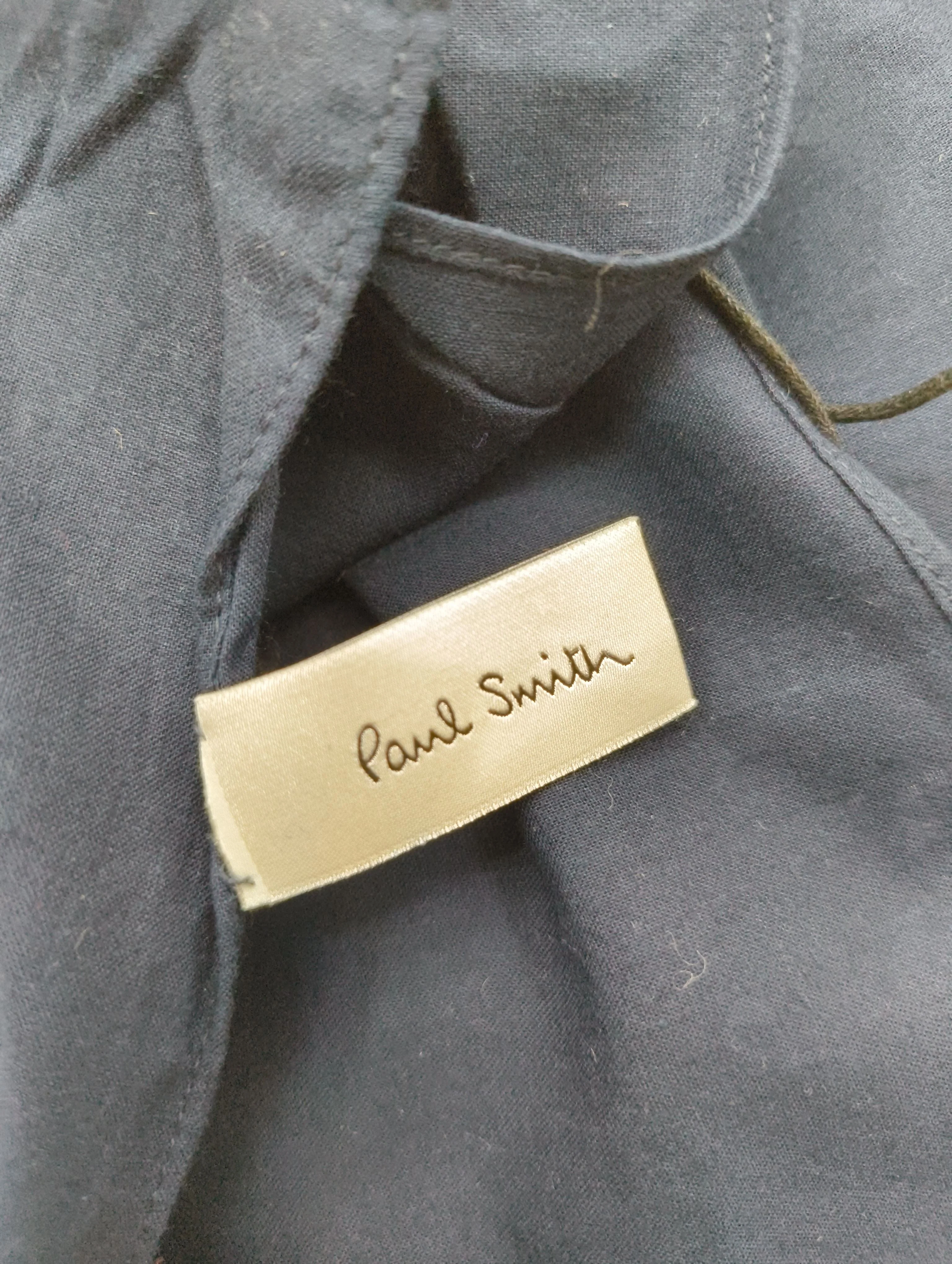 Paul Smith Men's Scarf Blue Graphic 100% Other Scarf New with tags - Image 7