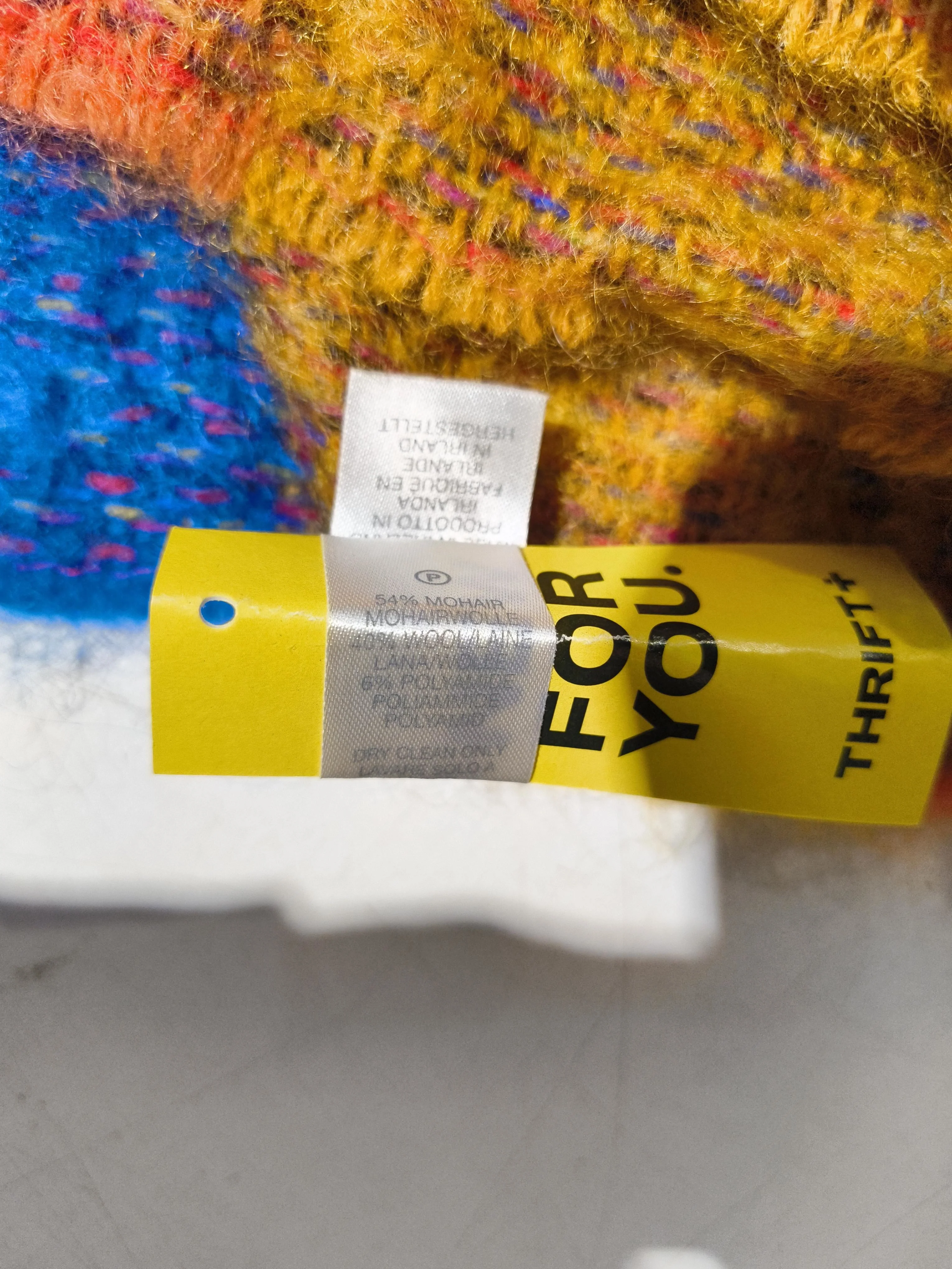 Paul Smith Men's Scarf Multi Checkered Mohair with Wool, Polyamide Scarf - Image 6