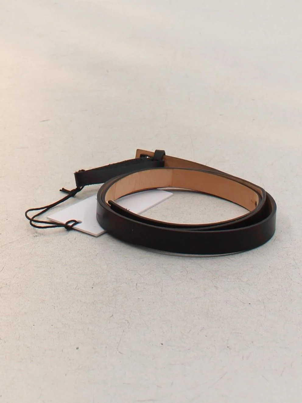 Paul Smith Women's Belt W 31 in Black 100% Leather Basic Belt New with tags - Image 2