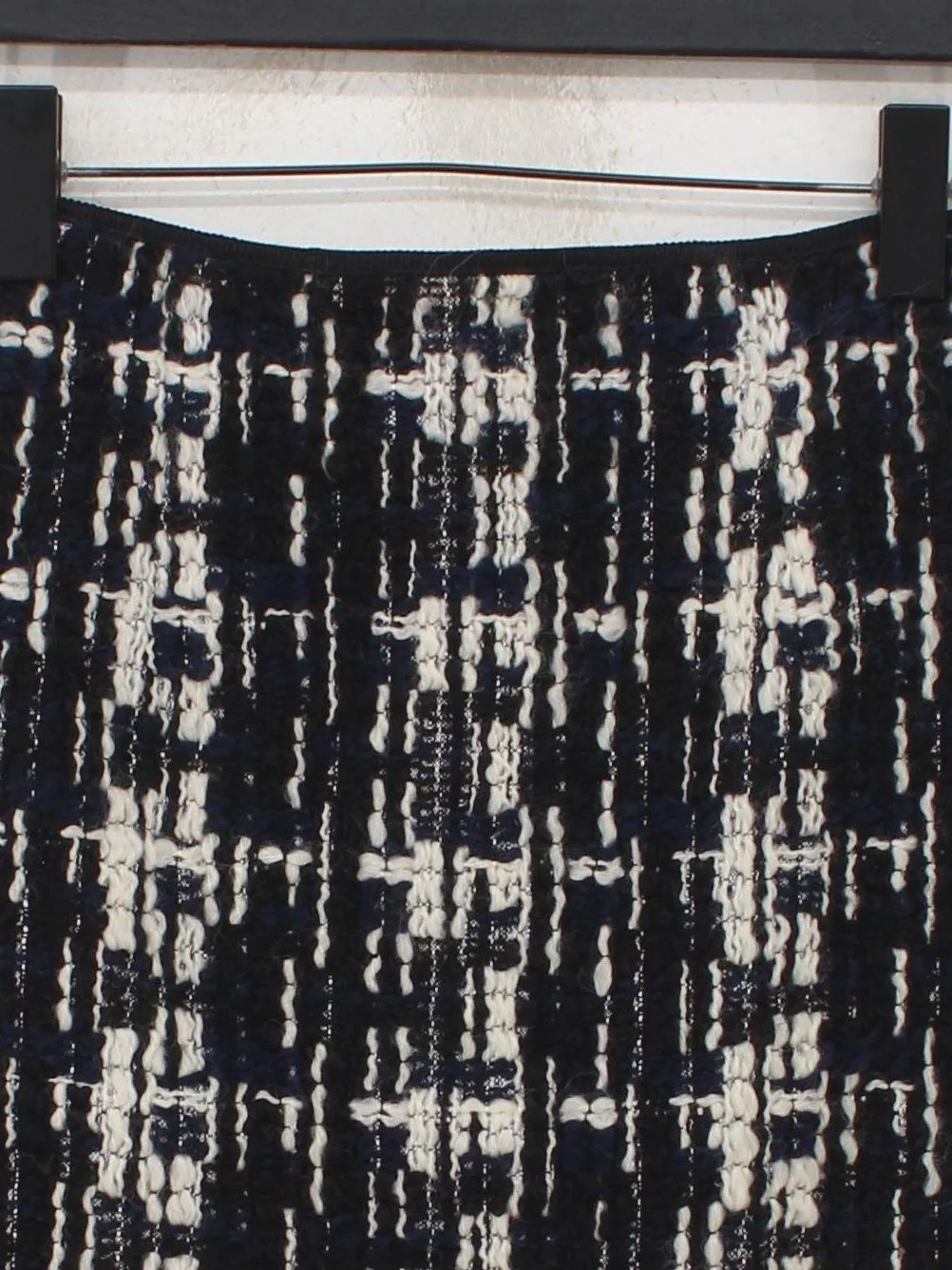 Paul Smith Women's Mini Skirt UK 12 Black Checkered Wool with Cotton Short Mini - Image 3