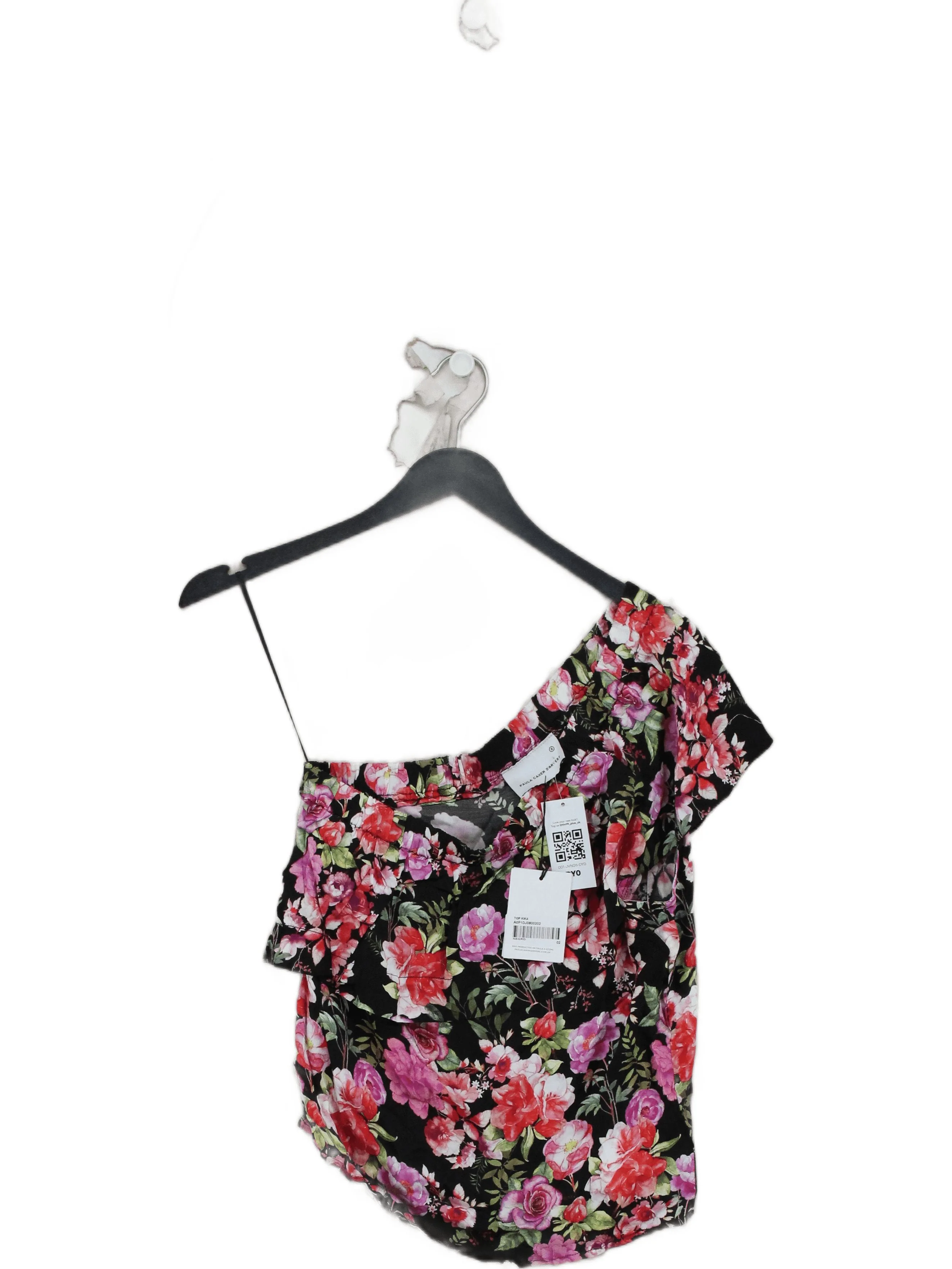 Paula Cahen D'anvers Women's Top UK 6 Multi 100% Viscose Cropped