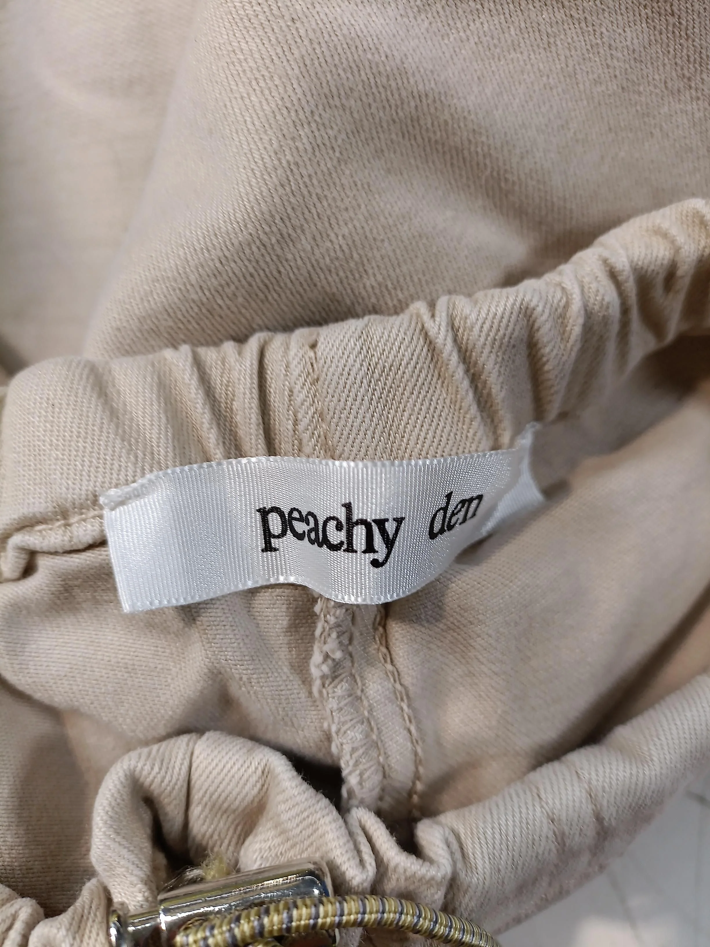 Peachy Den Women's Sports Bottoms S Cream Lyocell Modal - Image 6