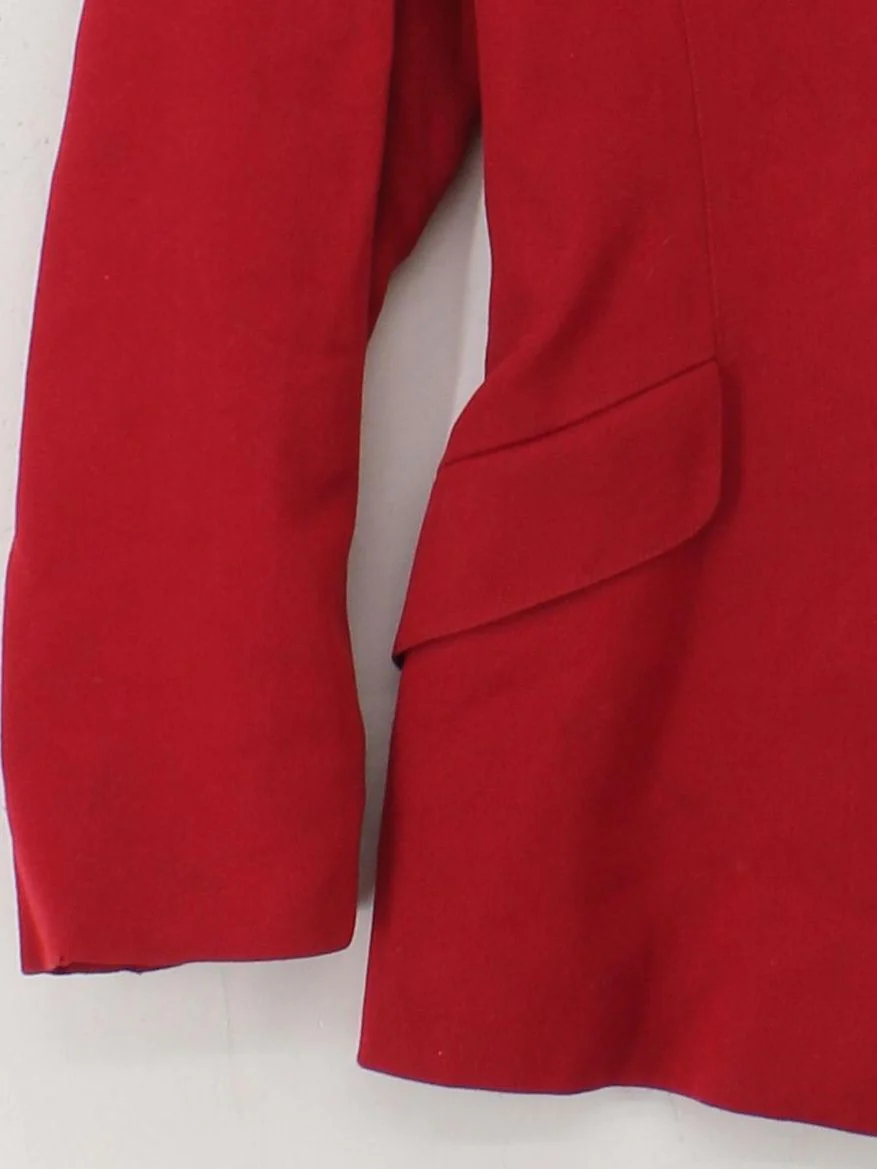 Penny Black Women's Blazer UK 14 Red Wool with Viscose, Other Overcoat - Image 4