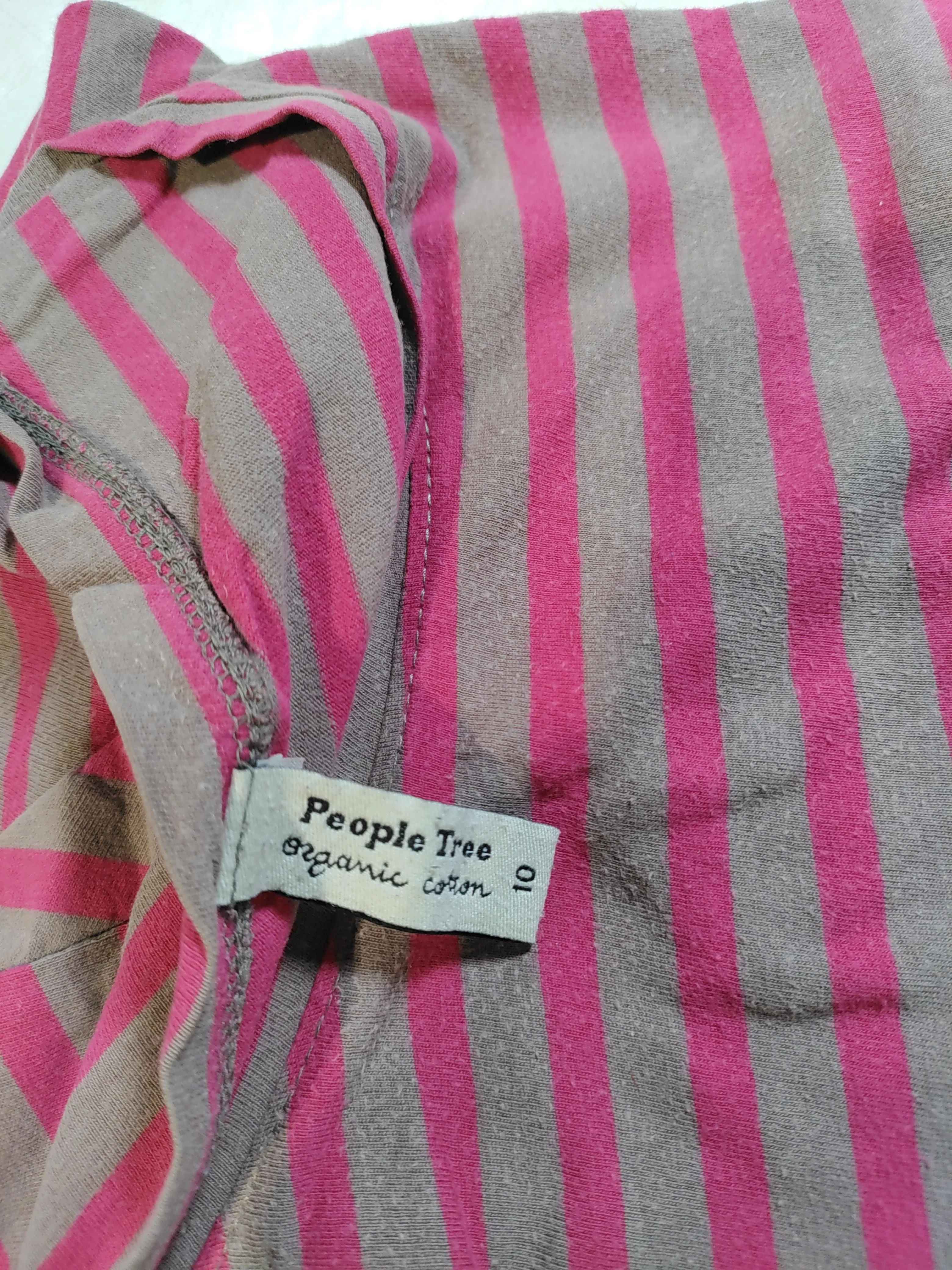 People Tree Women's Top UK 10 Pink 100% Cotton Basic - Image 5
