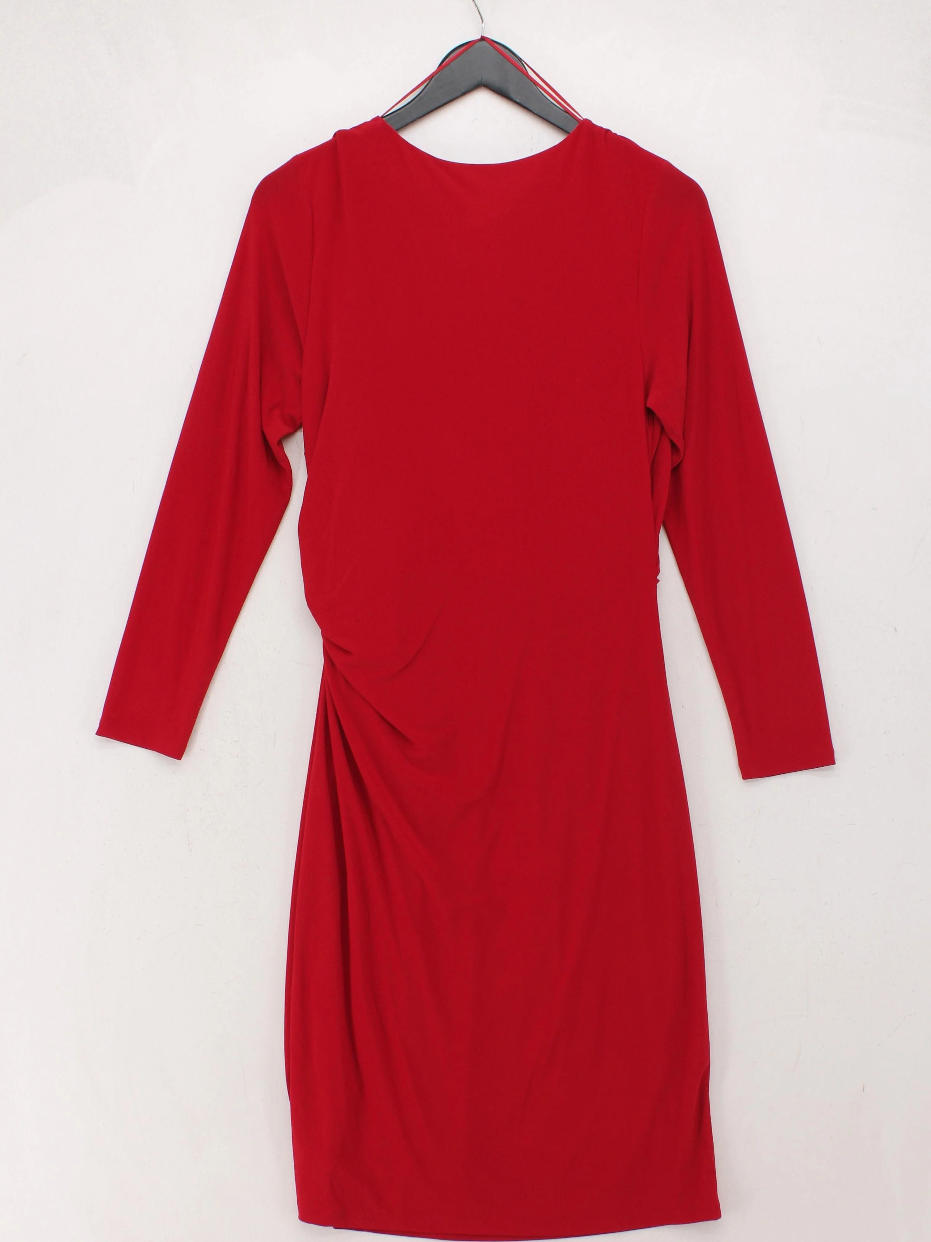 Pepperberry Wrap Midi Dress UK14 in Red - Image 2