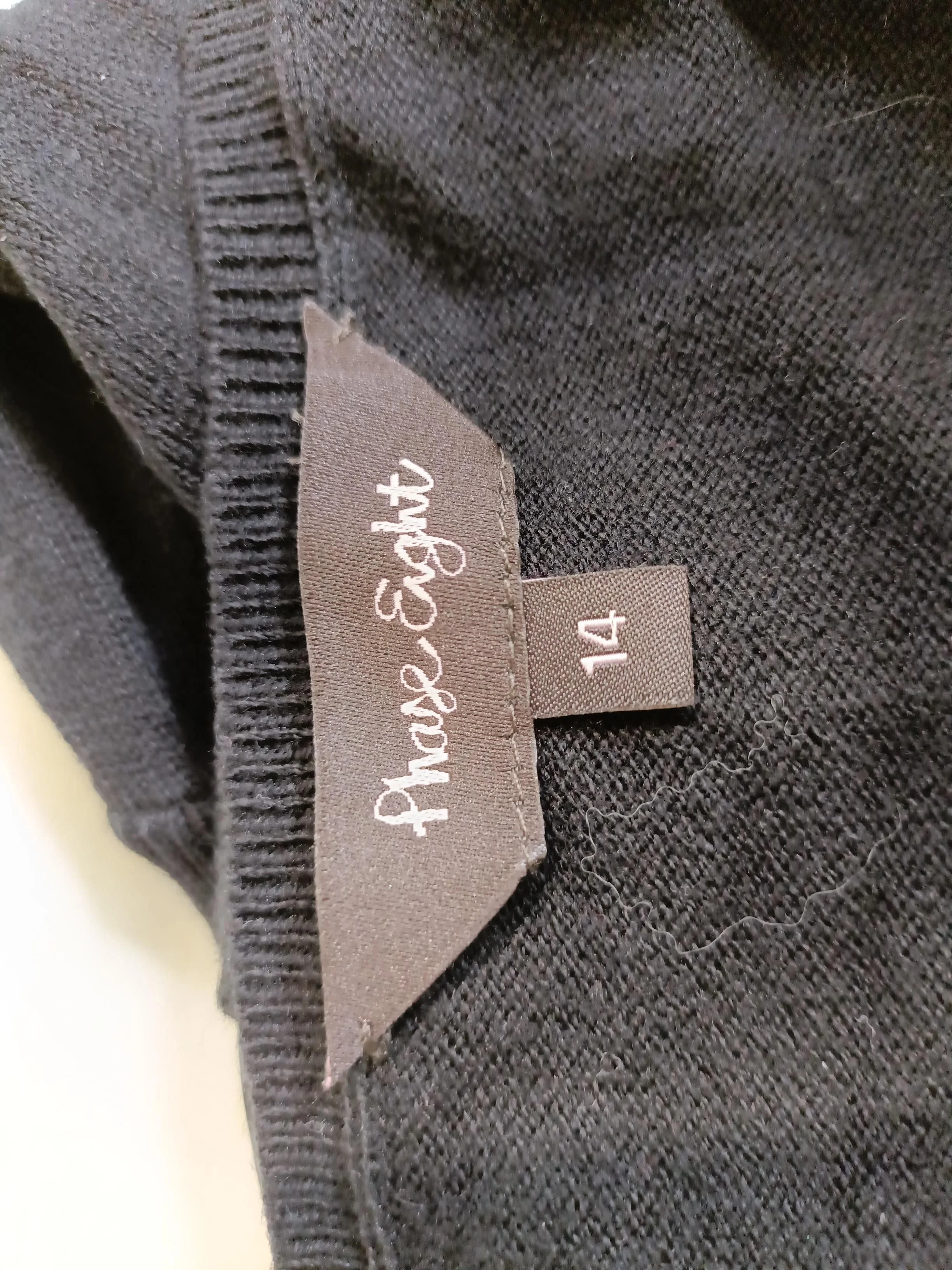 Phase Eight A-Line Midi Dress UK14 in Black - Image 5