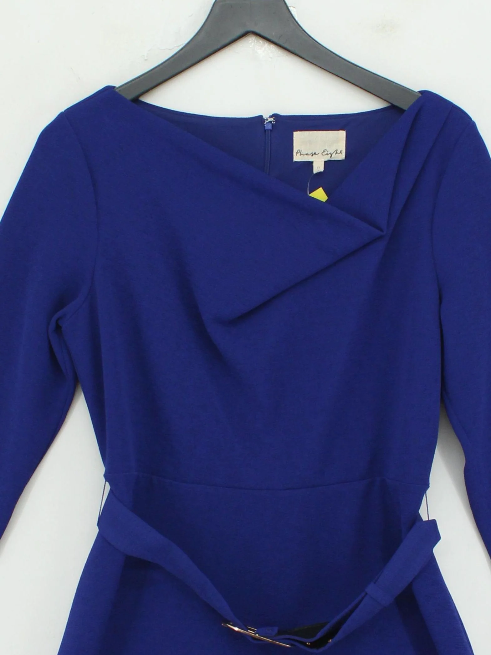Phase Eight A-Line Midi Dress UK14 in Blue - Image 3