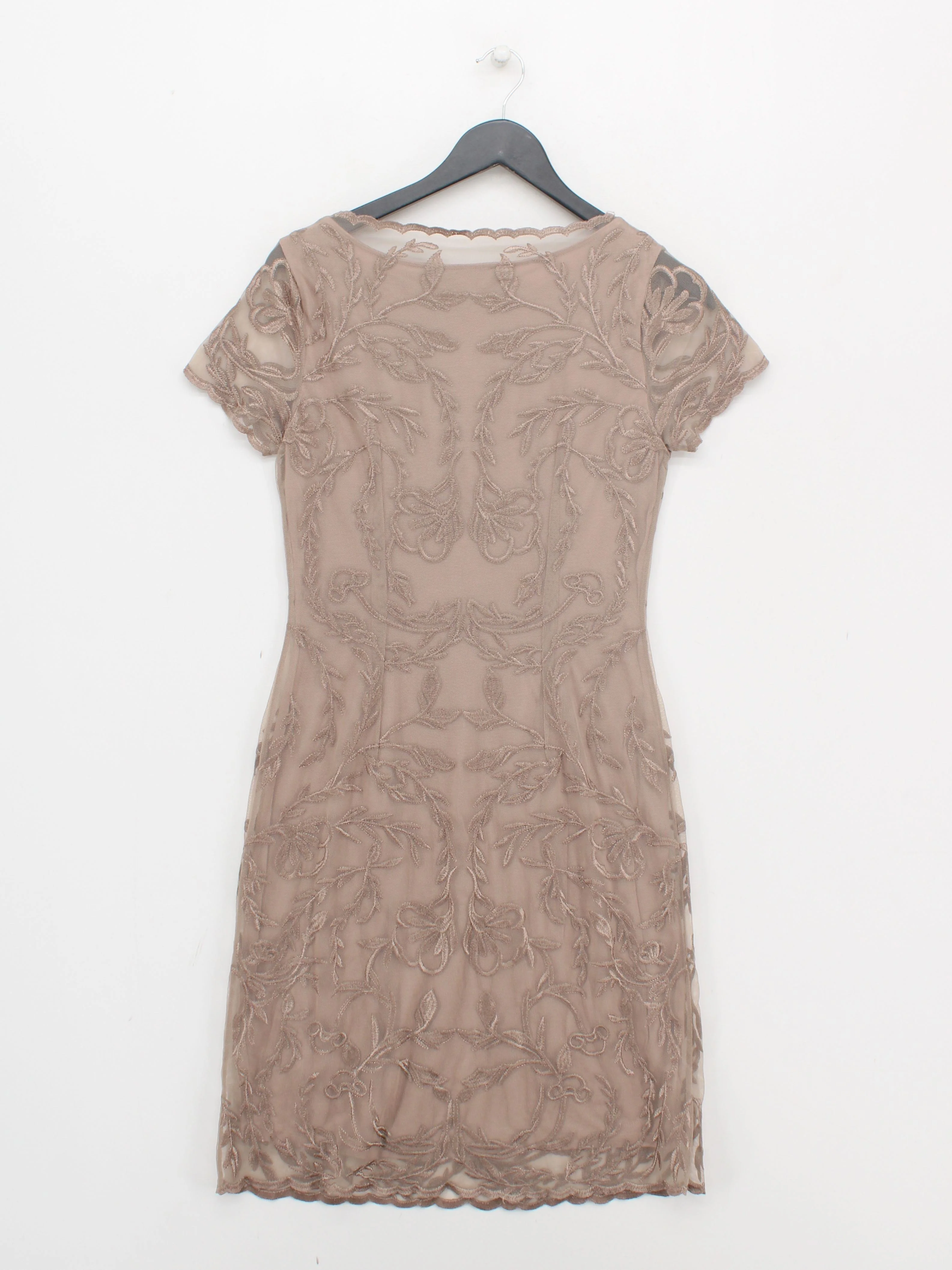 Phase Eight Bodycon Mini Dress UK8 in Tan - Image 2