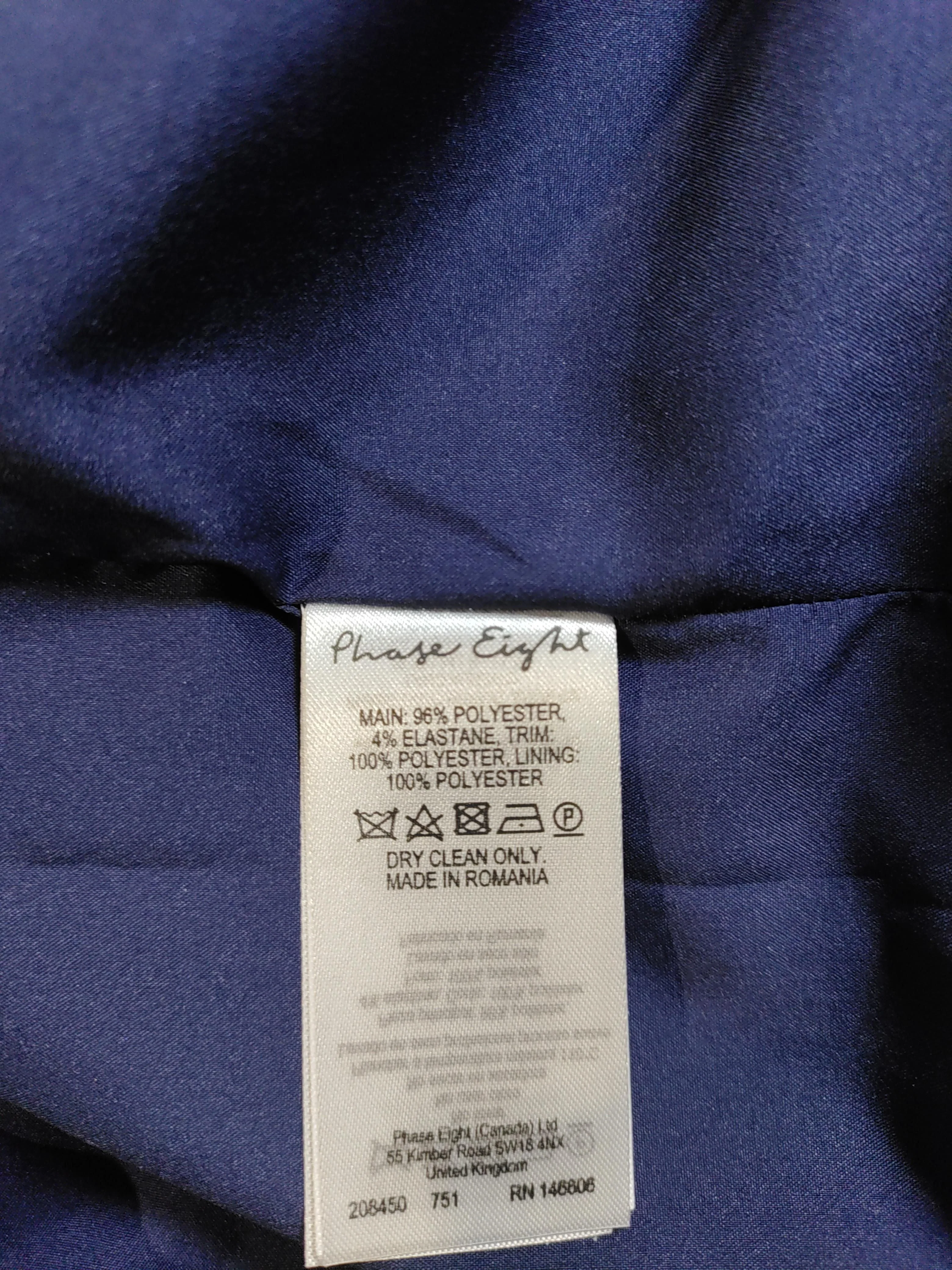 Phase Eight Shirt Mini Dress UK16 in Blue - Image 6