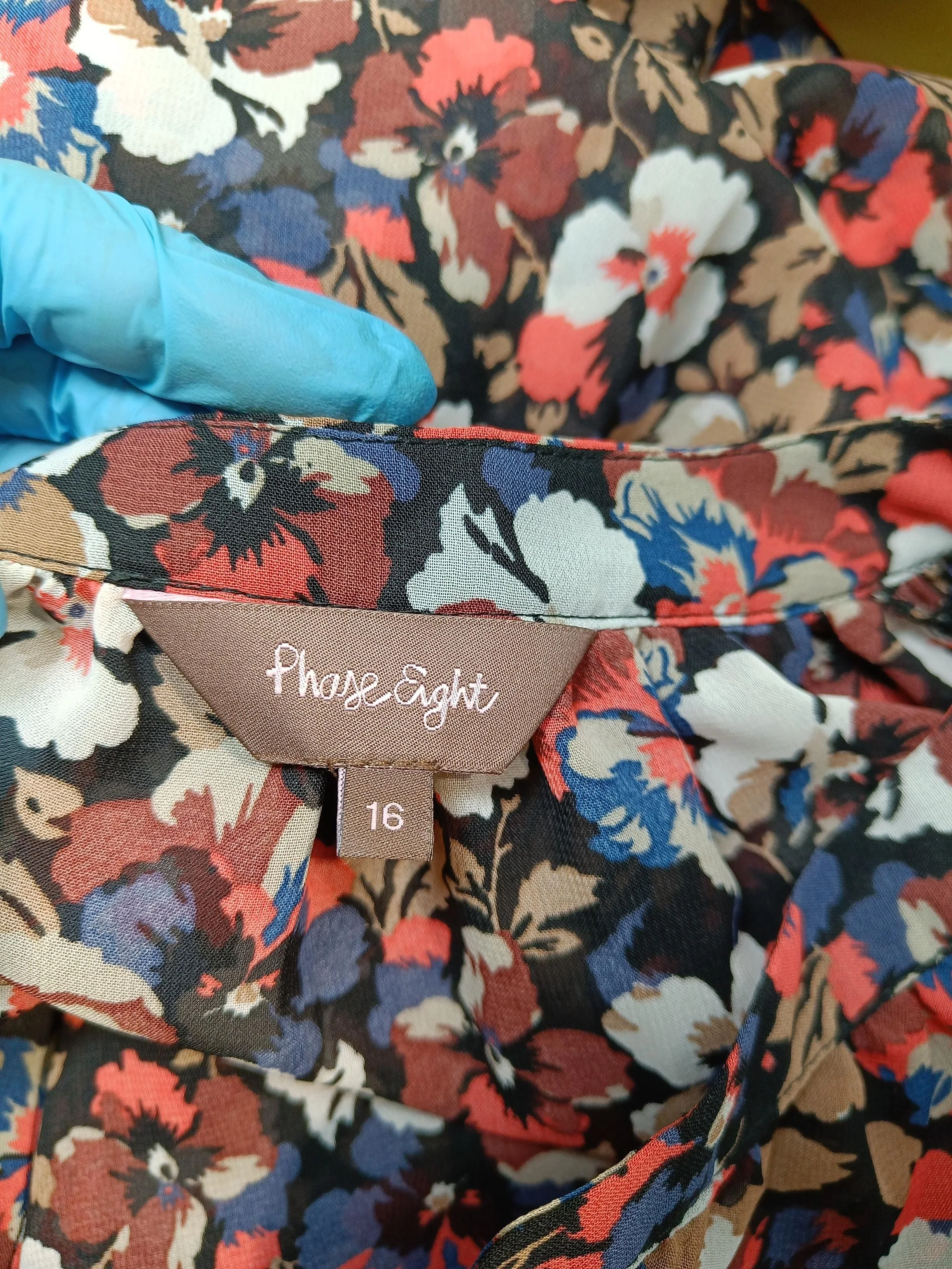 Phase Eight Women's Blouse UK 16 Multi 100% Polyester Basic - Image 5