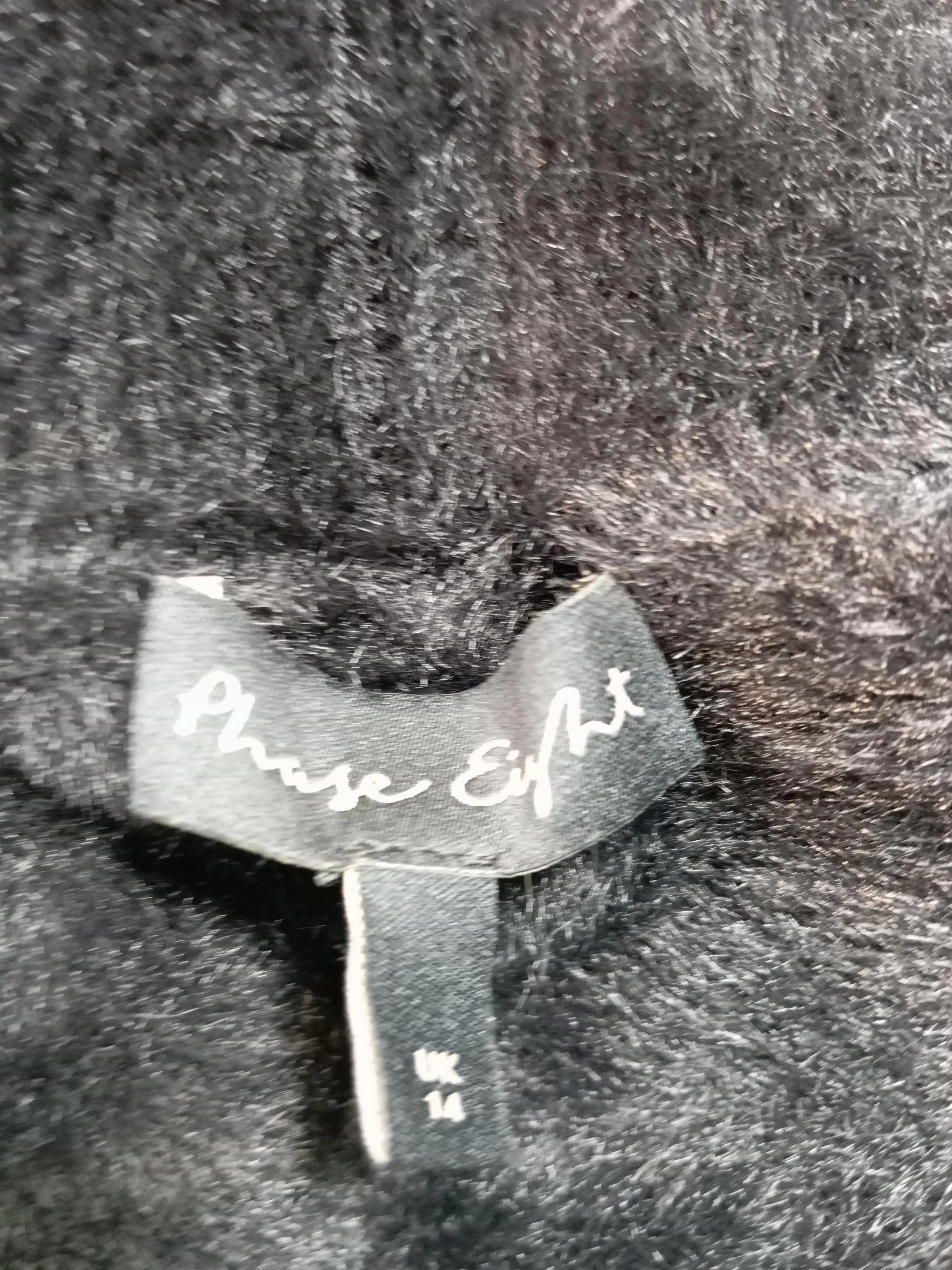 Phase Eight Women's Cardigan UK 14 Black 100% Other V-Neck Cardigan - Image 6