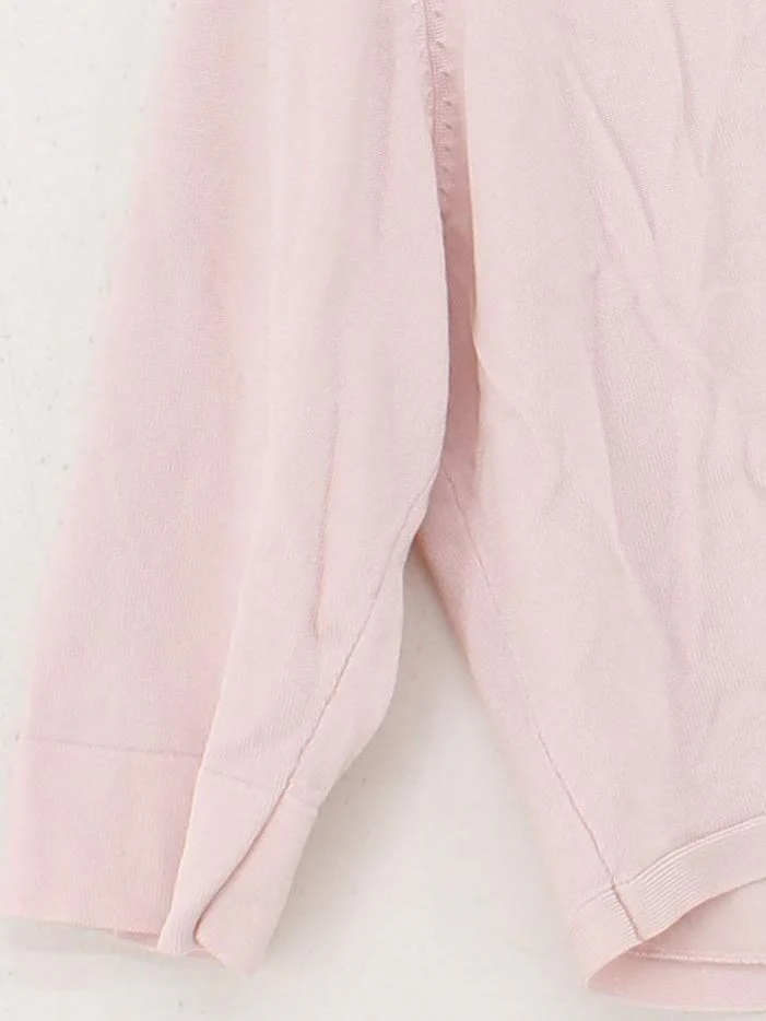 Phase Eight Women's Cardigan UK 14 Pink Viscose with Nylon V-Neck Cardigan - Image 4