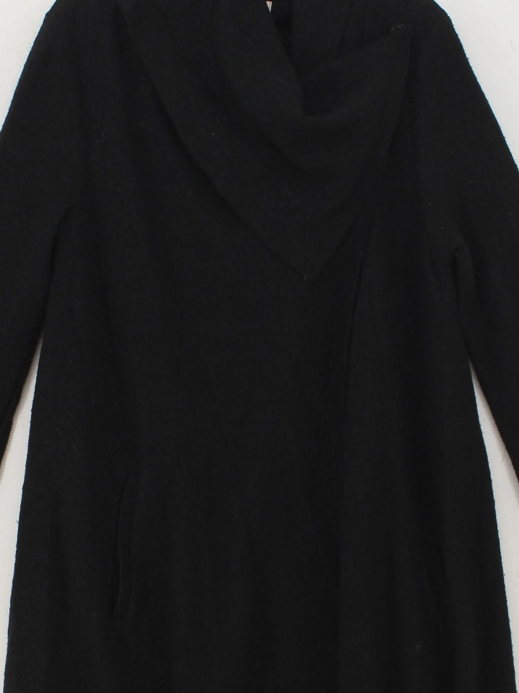 Phase Eight Women's Coat UK 8 Black Wool with Acrylic, Viscose Overcoat - Image 3