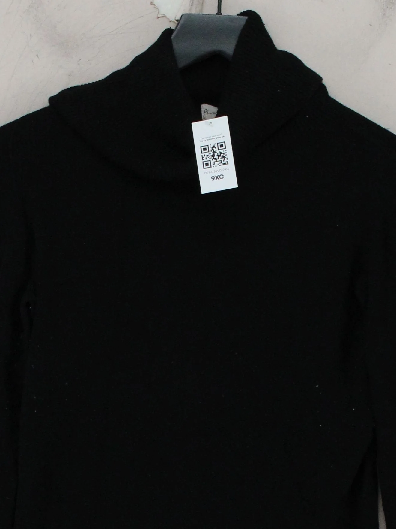 Phase Eight Women's Jumper M Black Nylon with Viscose Roll Neck Pullover - Image 3