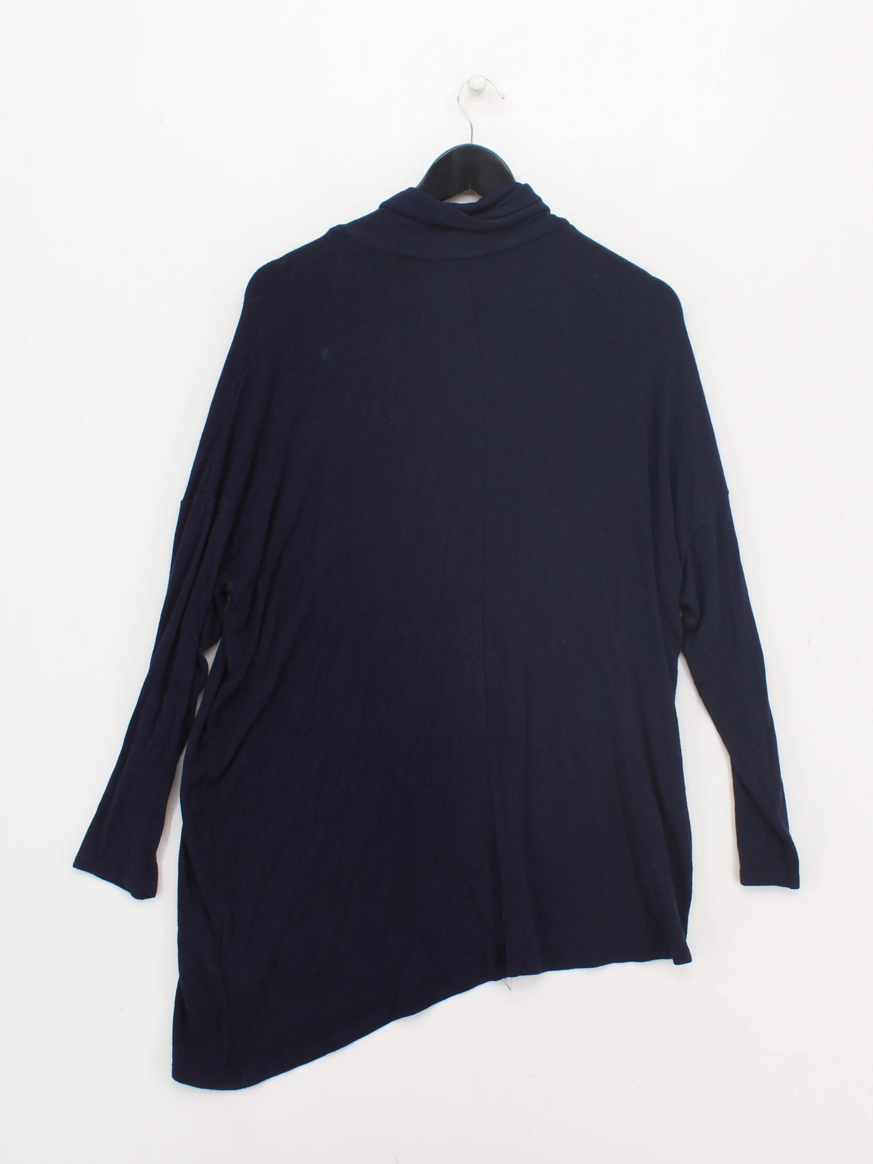 Phase Eight Women's Jumper UK 16 Blue Viscose with Elastane Roll Neck Pullover - Image 2