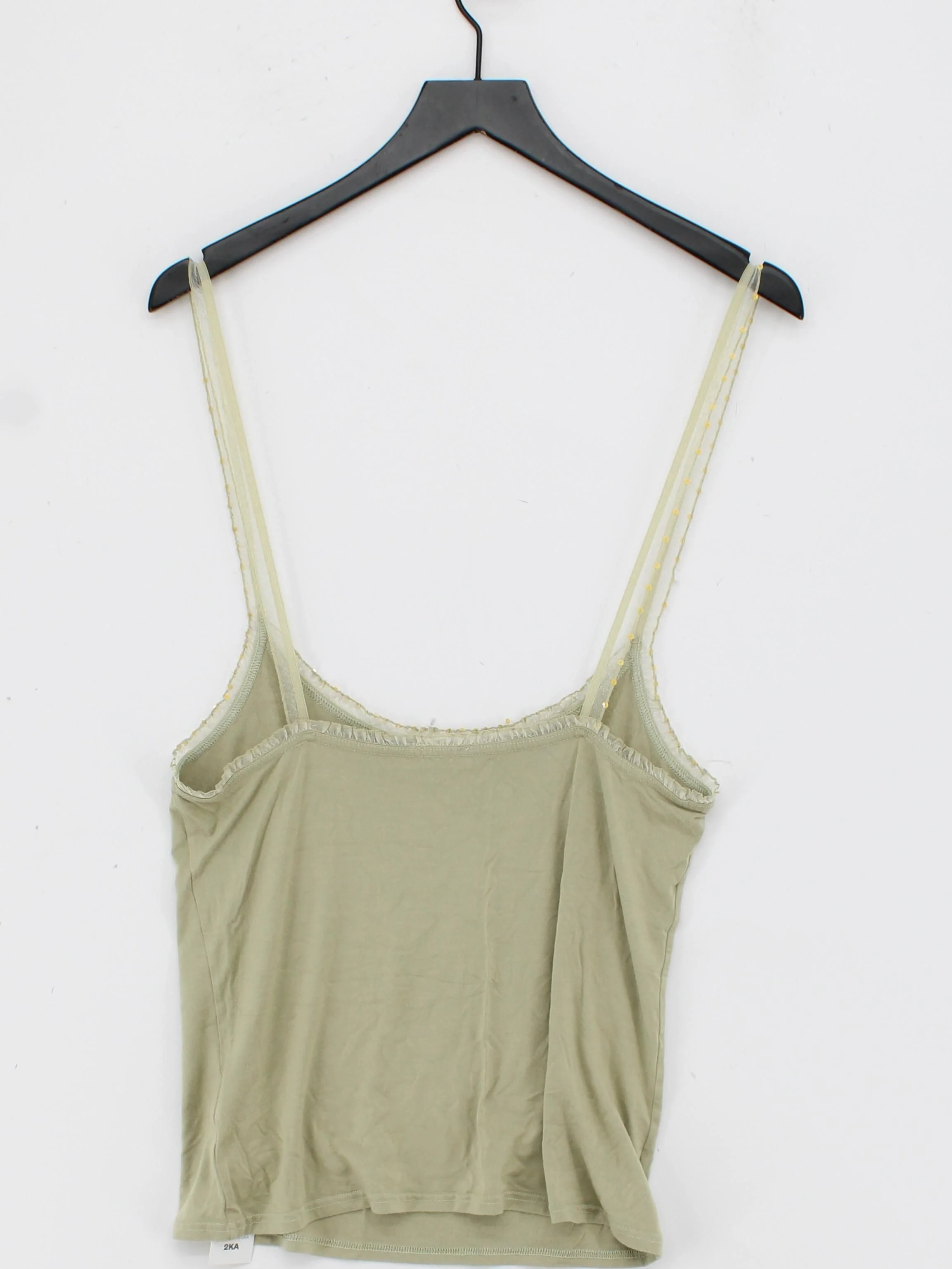 Phase Eight Women's T-Shirt UK 16 Green Viscose with Elastane Camisole - Image 2