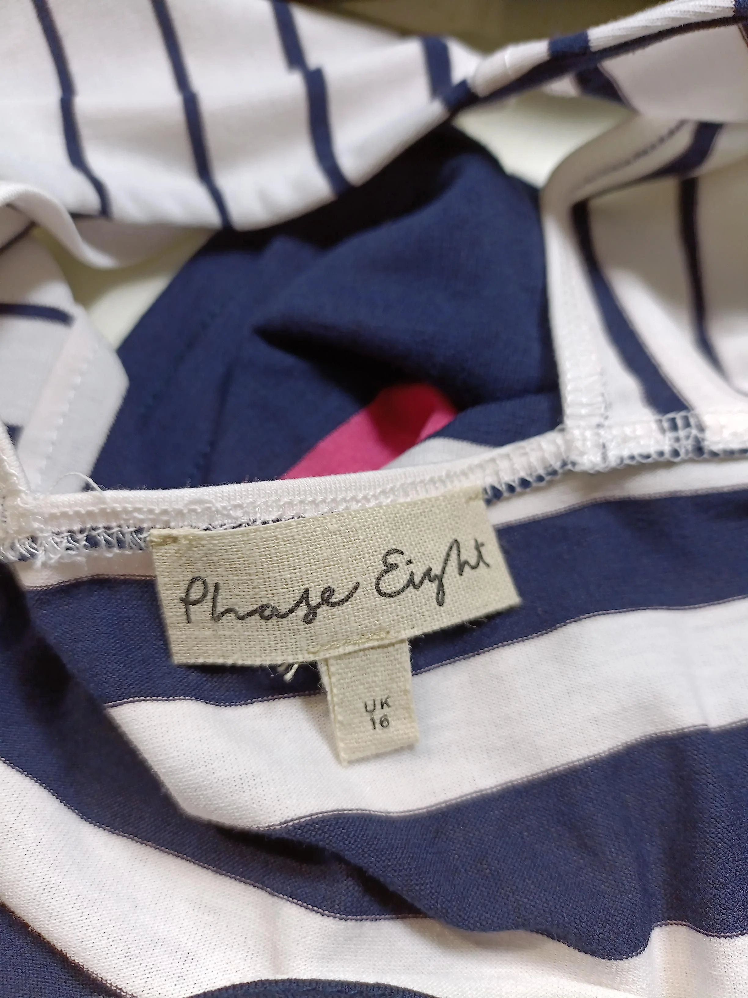 Phase Eight Women's Top UK 16 Blue Polyester with Viscose, Elastane Basic - Image 6