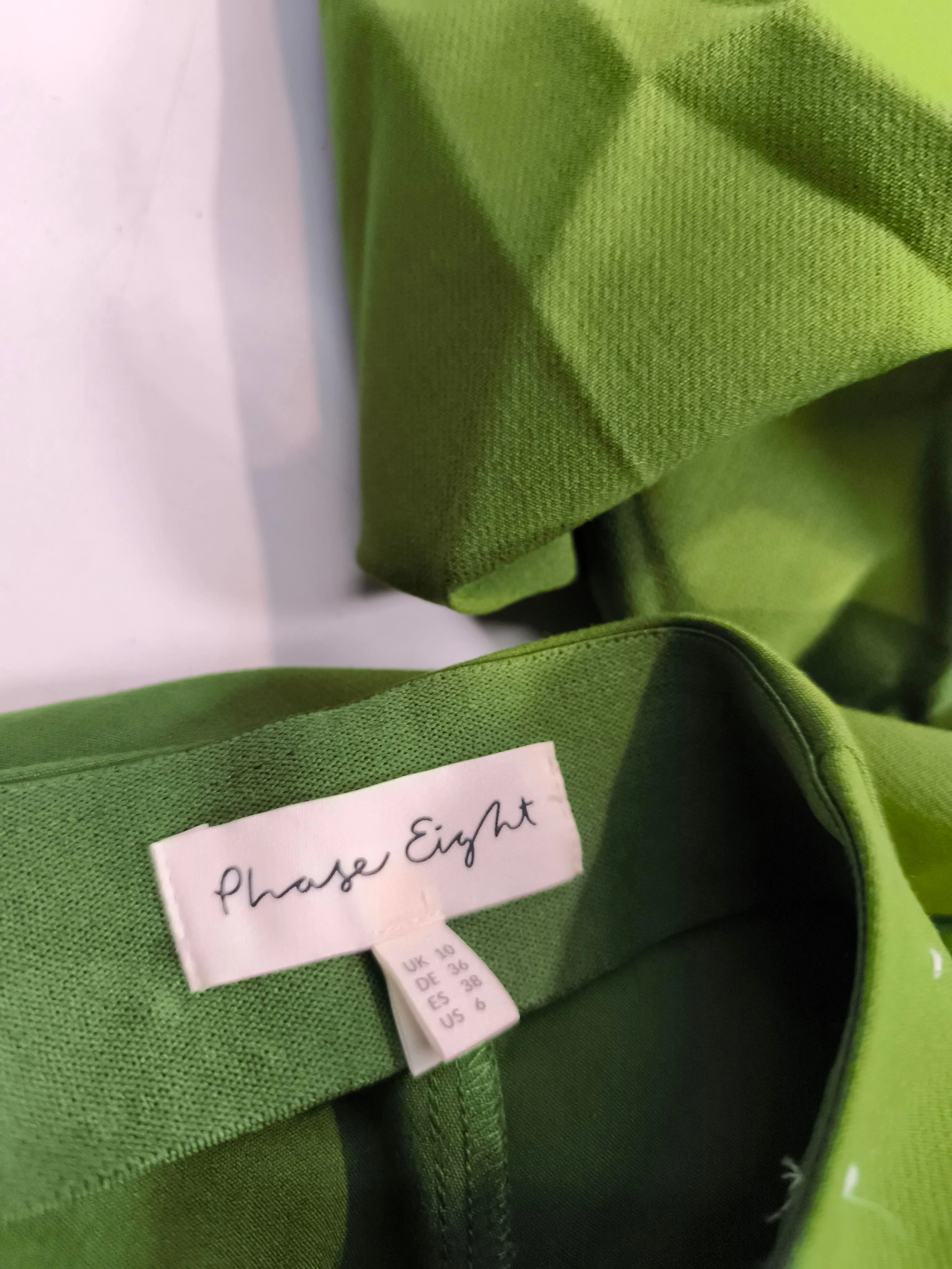 Phase Eight Women's Trousers UK 10 Green Polyester - Image 5