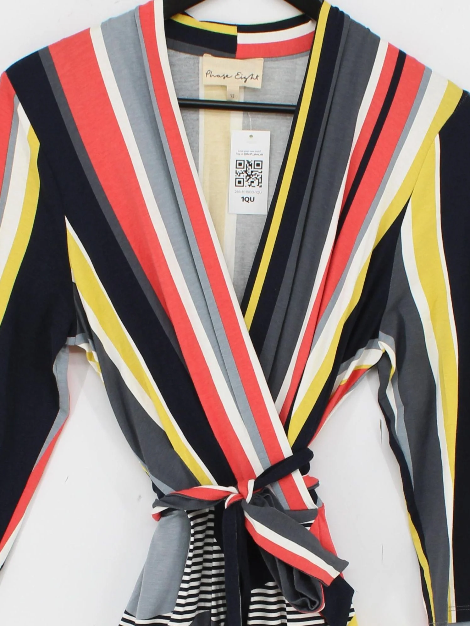 Phase Eight Wrap Midi Dress UK12 in Multi - Image 3