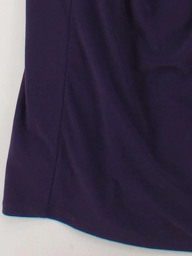 Phase Eight Wrap Midi Dress UK14 in Purple - Image 4